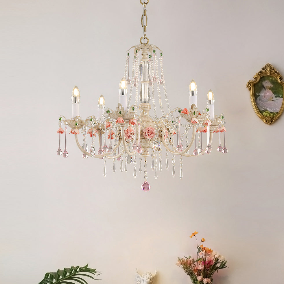 Cusoren Lustre Postmoderne De Luxe Céramique Rose