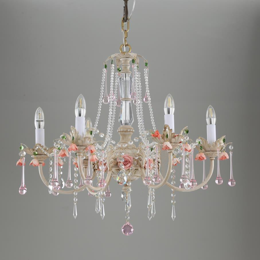 Cusoren Lustre Postmoderne De Luxe Céramique Rose