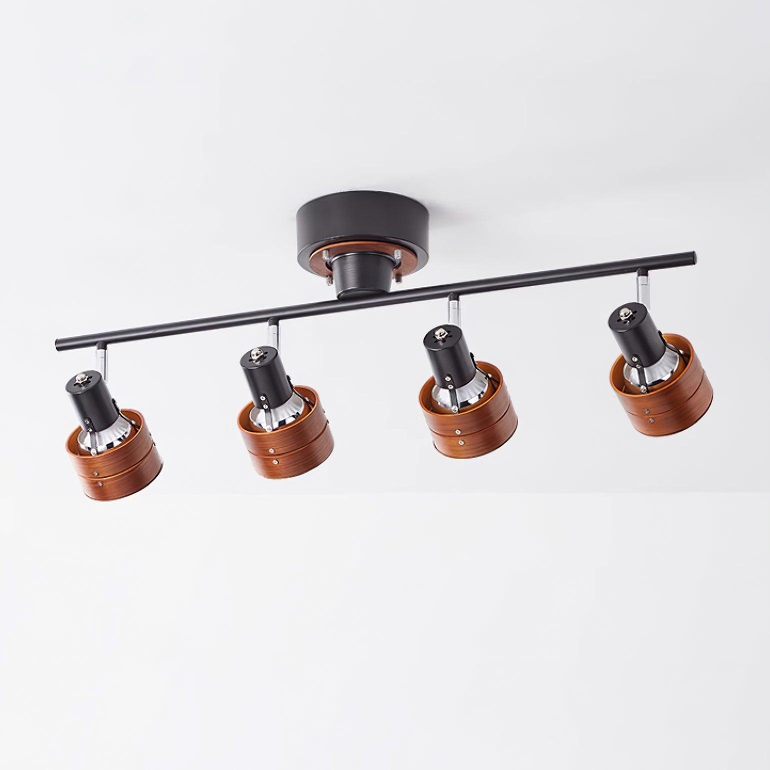 Daven Lustra Projecteur Rail 4-Lumières Ajustable