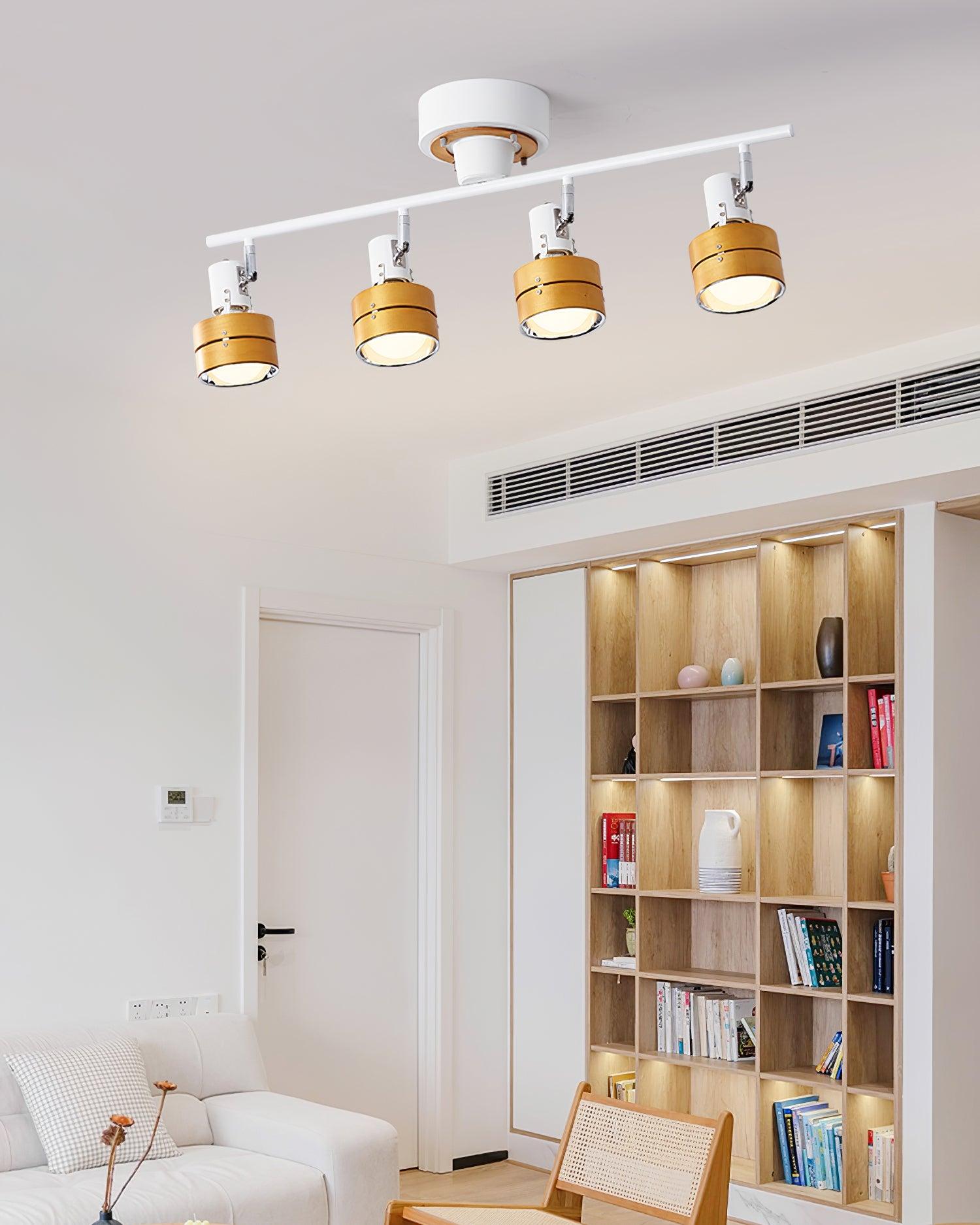 Daven Lustra Projecteur Rail 4-Lumières Ajustable