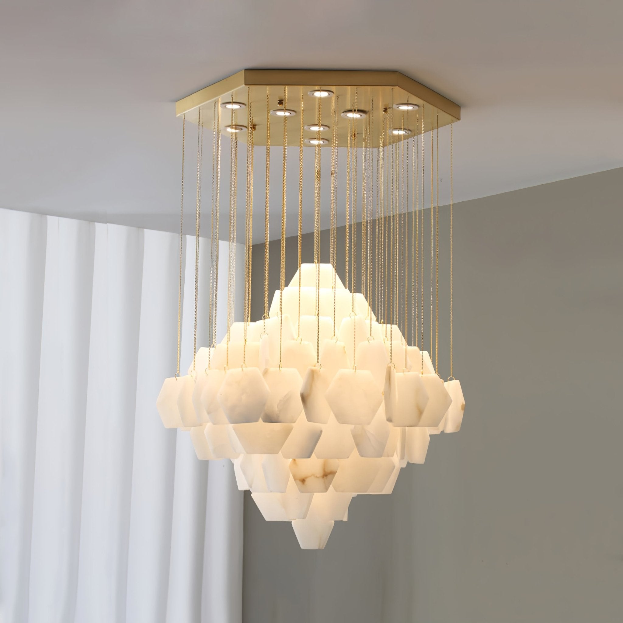 Aurelia Lustre de Luxe en Albâtre
