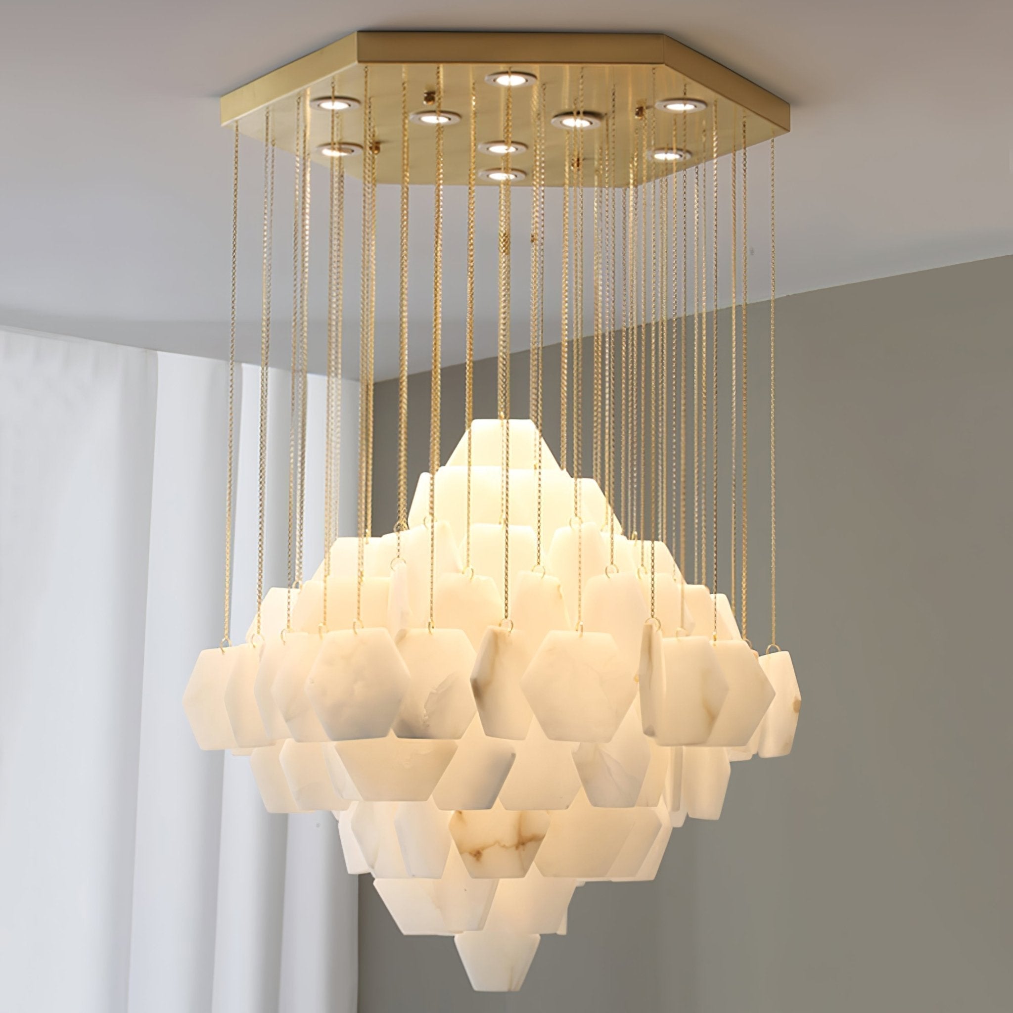 Aurelia Lustre de Luxe en Albâtre