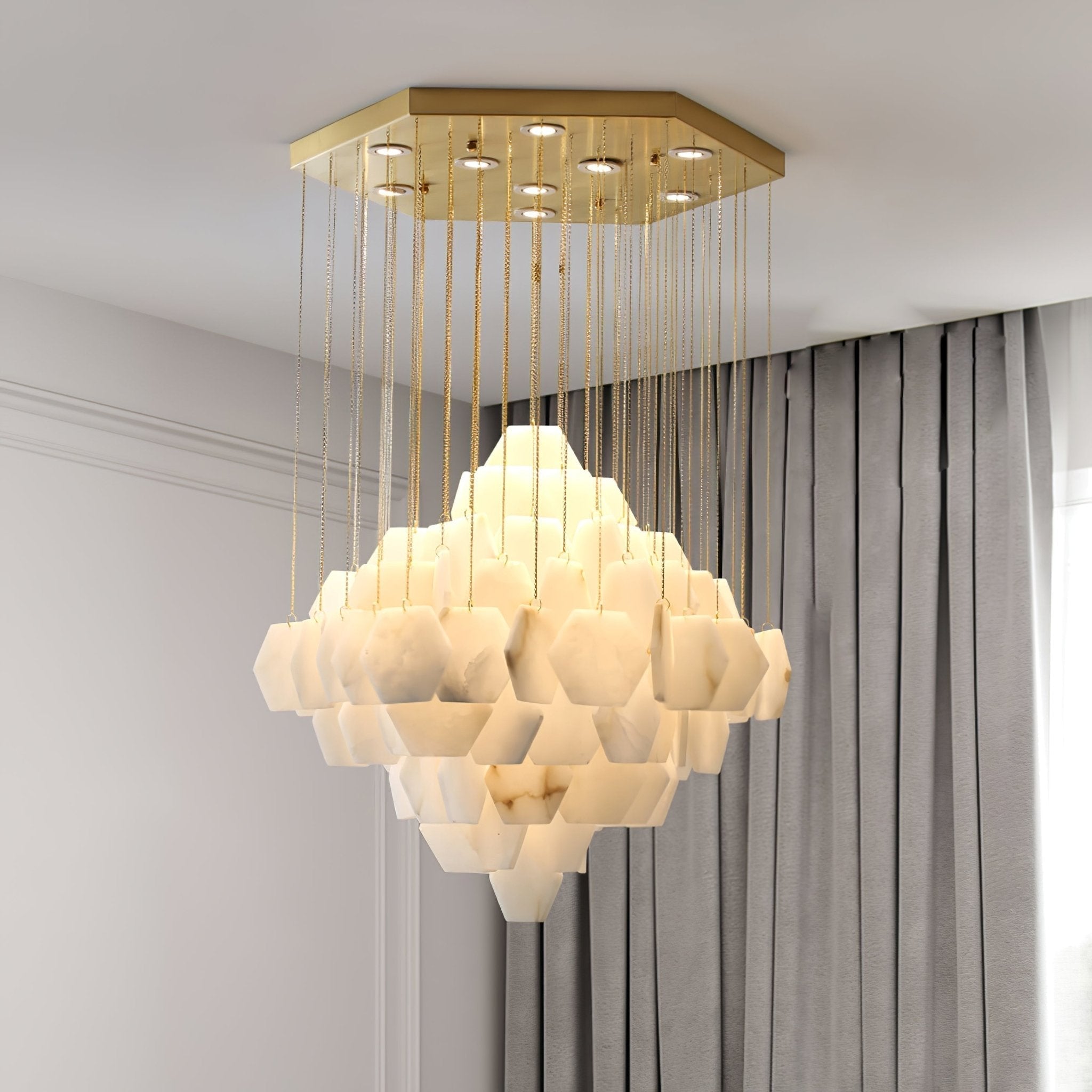 Aurelia Lustre de Luxe en Albâtre