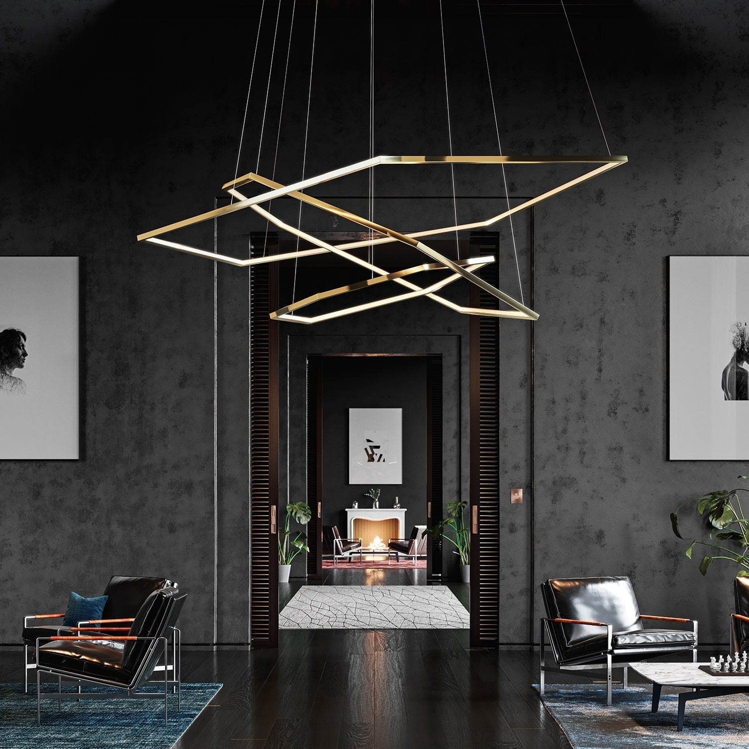 Ilira Lustre Moderne Minimaliste Métal Acrylique