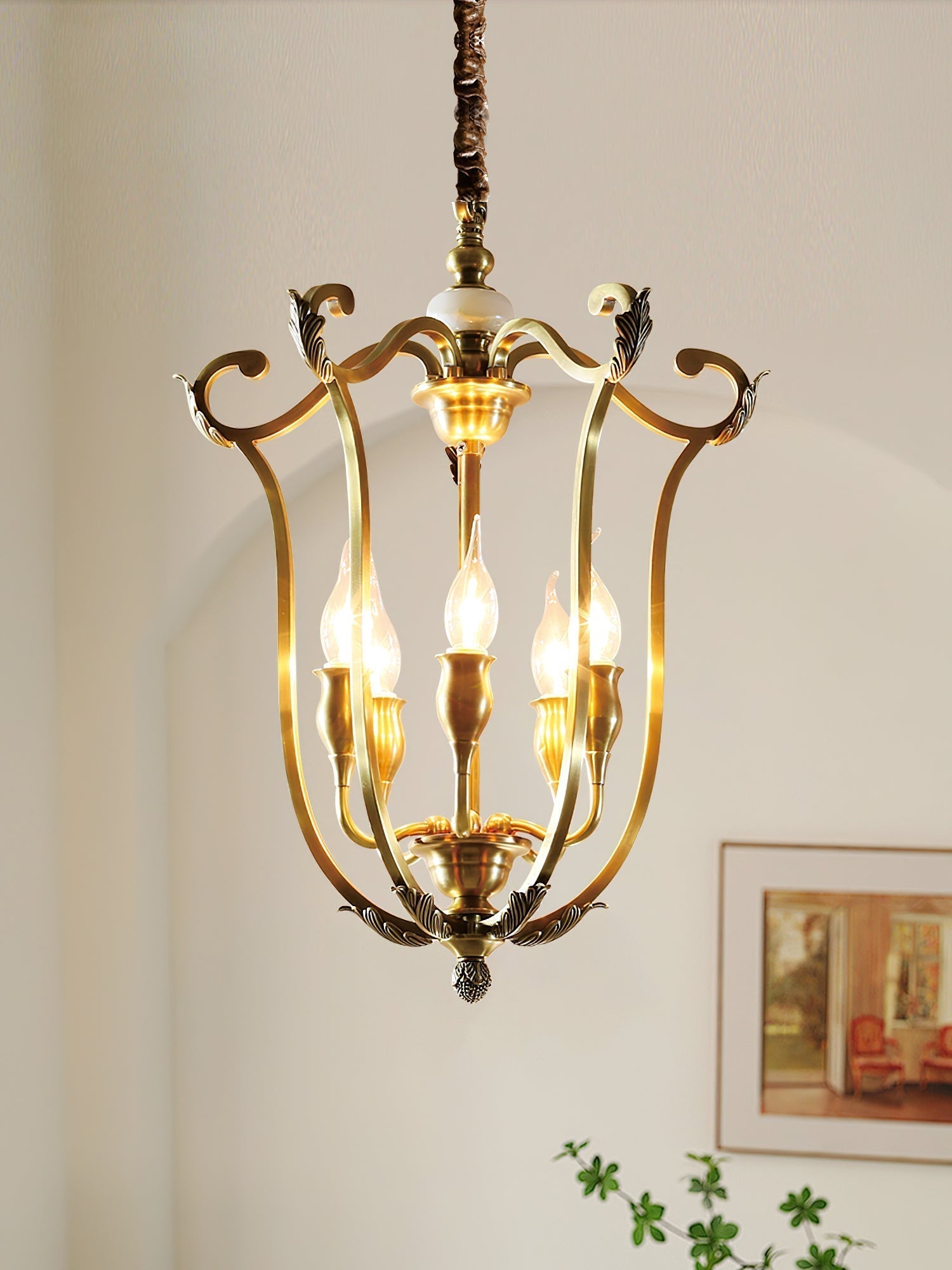Caloren Suspension Créativité Individuelle Laiton Métal