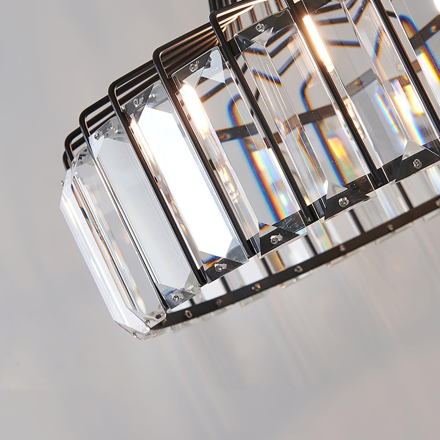 Hinkley Suspension Cristal Géométrique Moderne