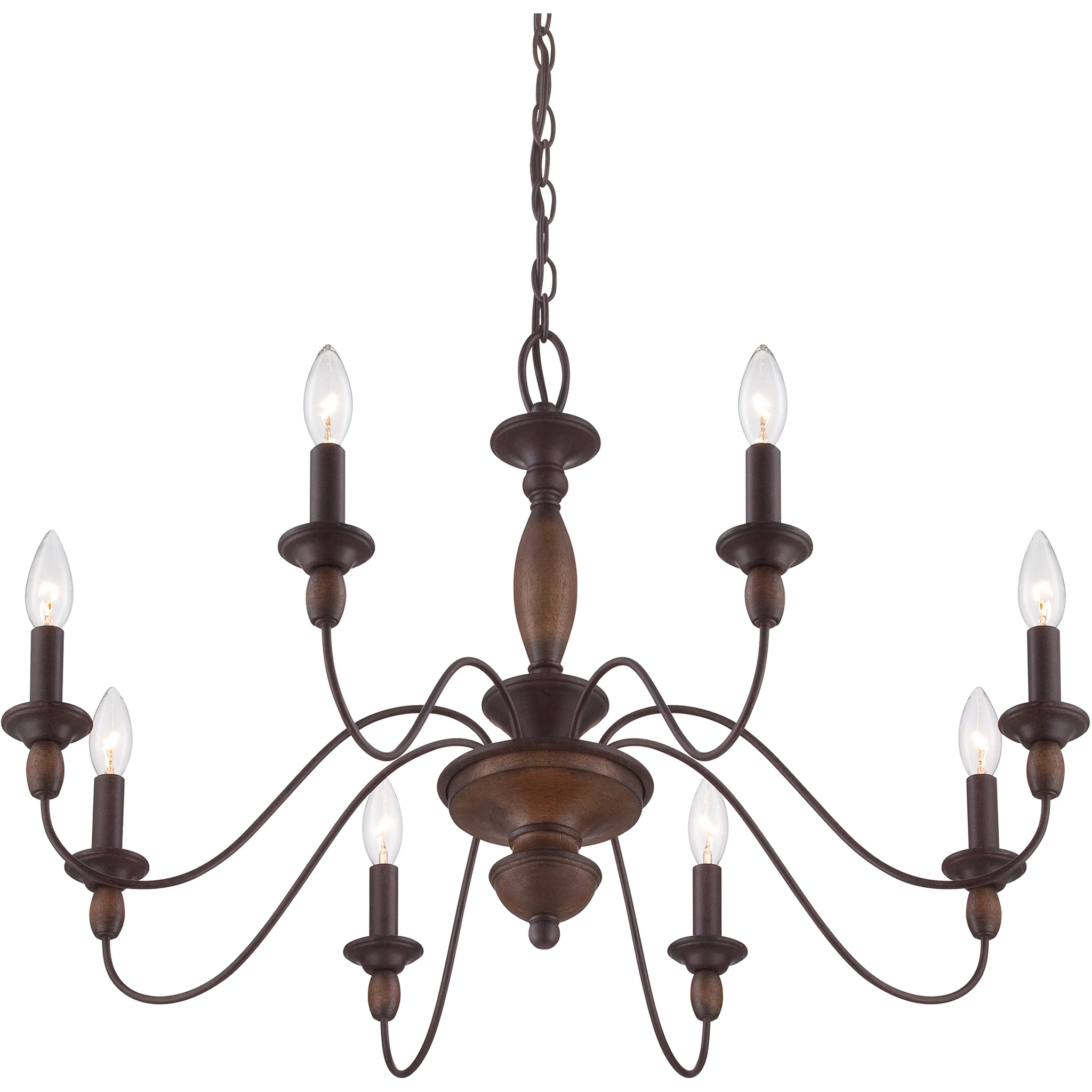 Cutheus Lustre Vintage Industriel Bois Métal