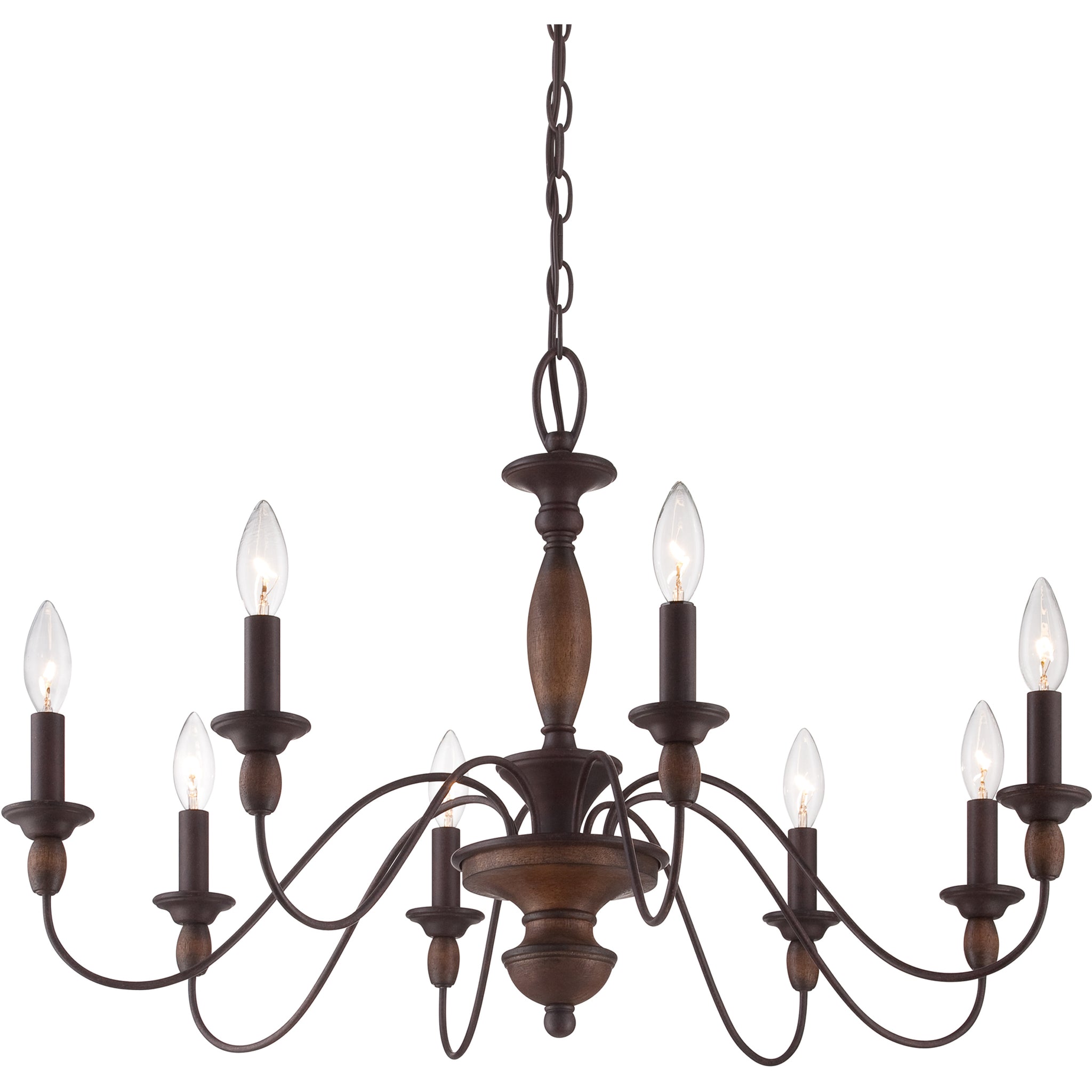 Cutheus Lustre Vintage Industriel Bois Métal