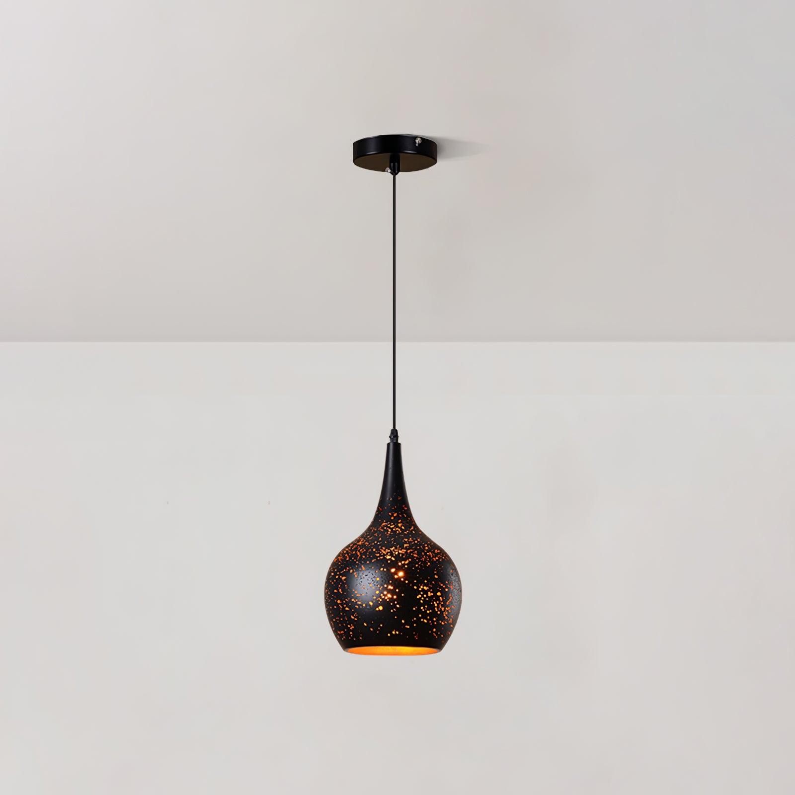 Solara Lampe à suspension creuse industrielle vintage