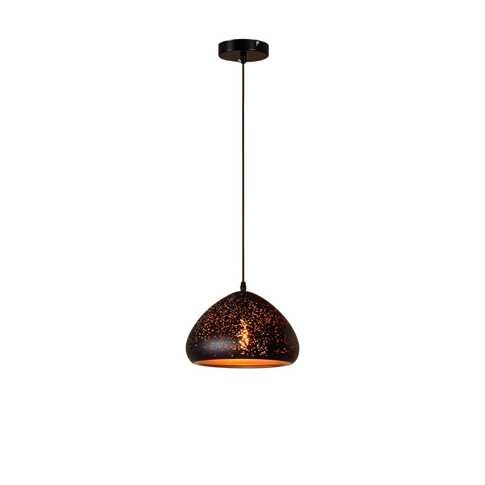 Solara Lampe à suspension creuse industrielle vintage