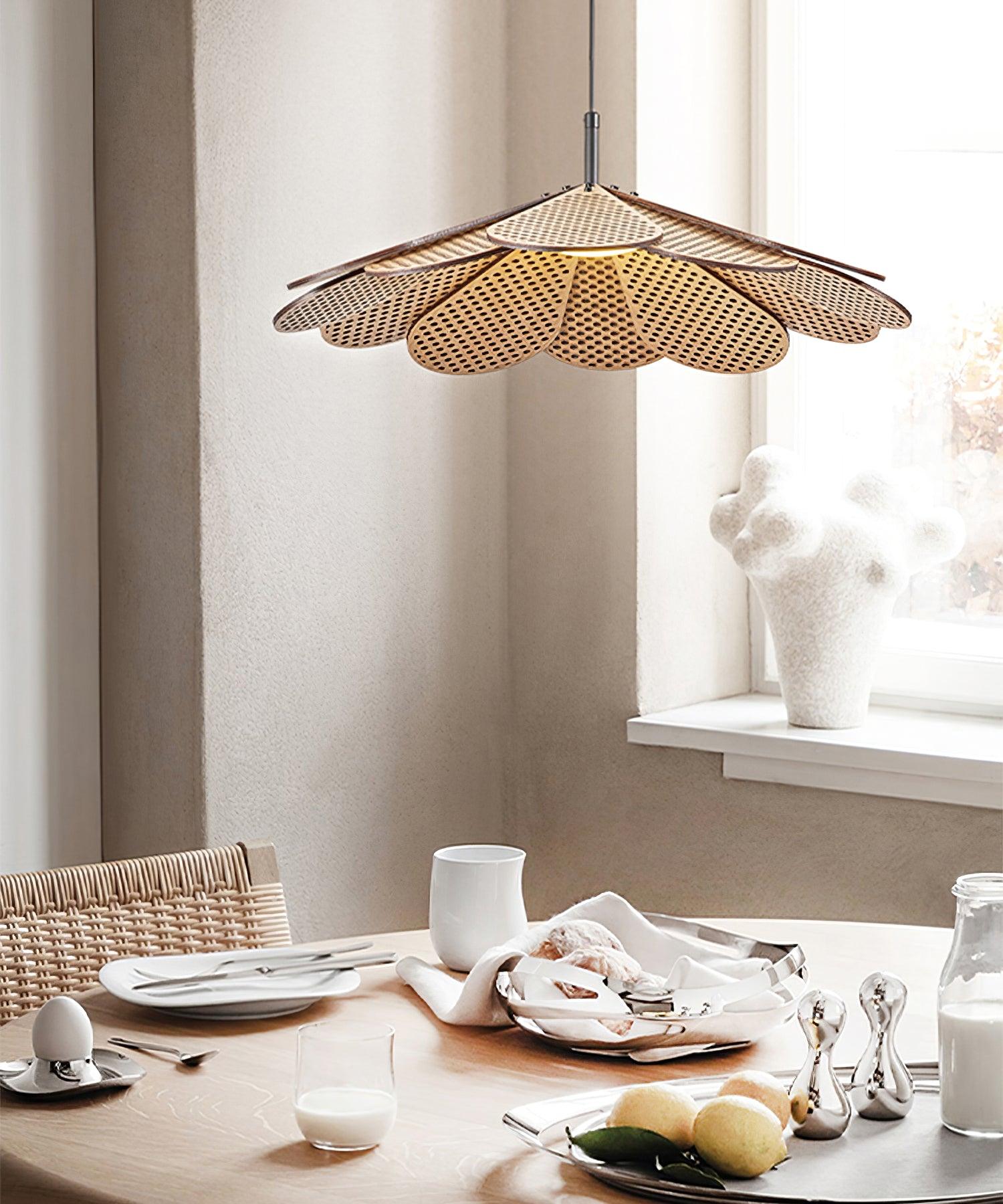 Zevarus Nordic Art Wabi-Sabi Bois Suspension Lumière