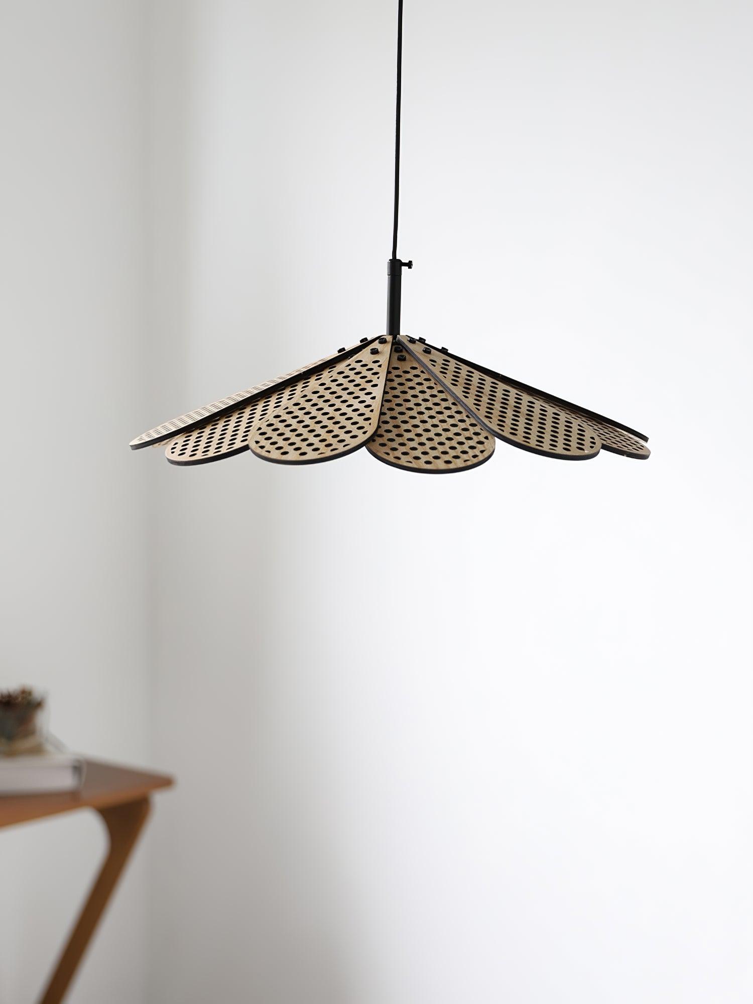 Zevarus Nordic Art Wabi-Sabi Bois Suspension Lumière