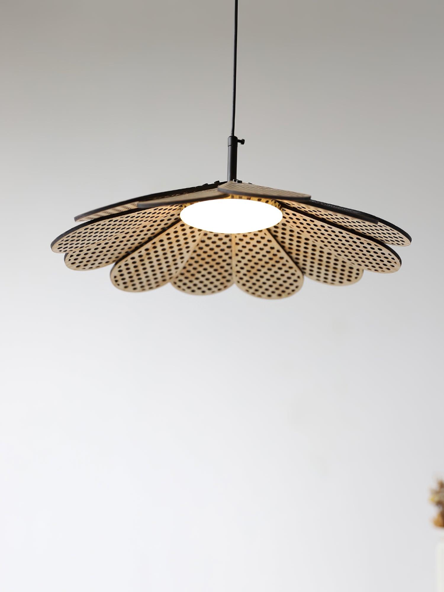 Zevarus Nordic Art Wabi-Sabi Bois Suspension Lumière
