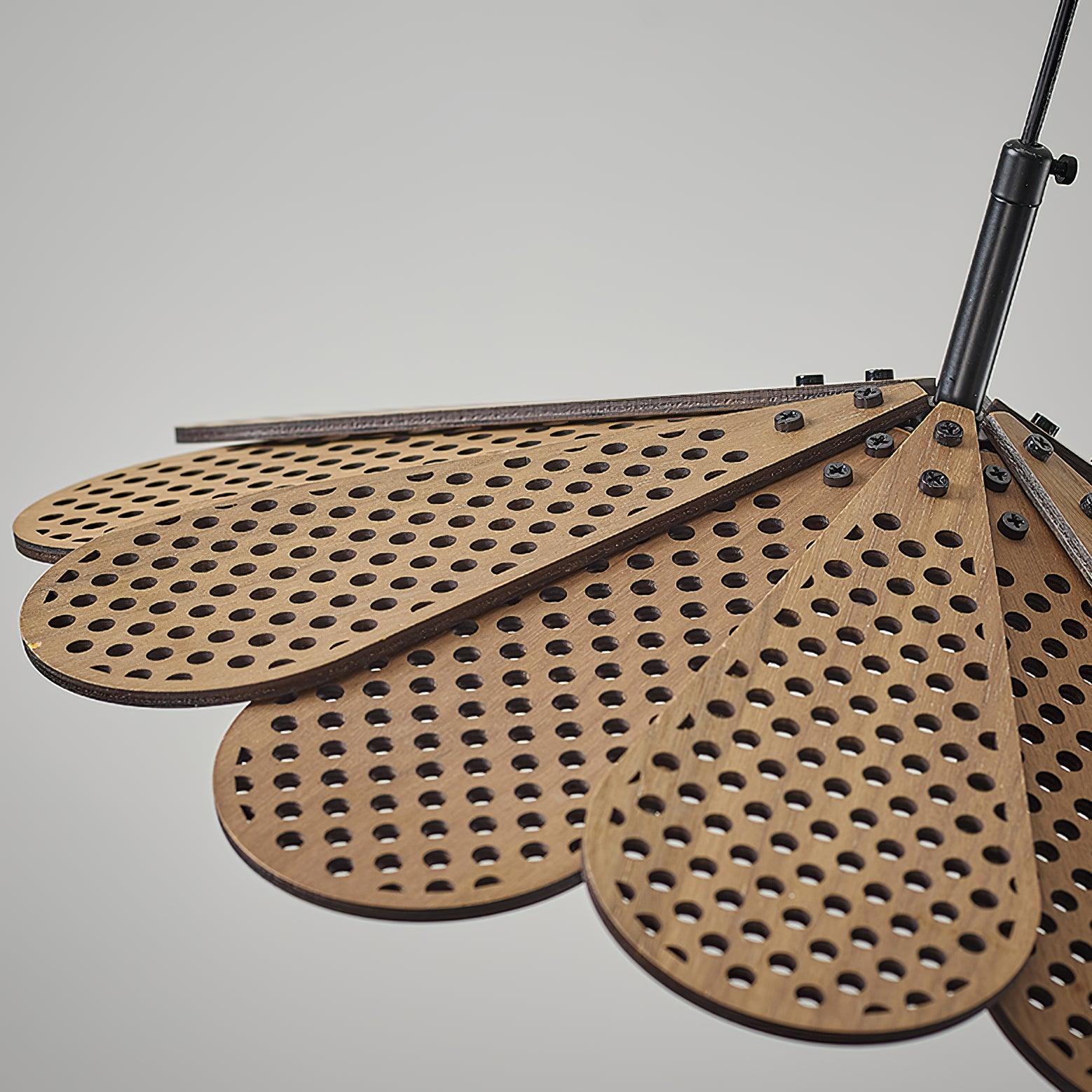 Zevarus Nordic Art Wabi-Sabi Bois Suspension Lumière