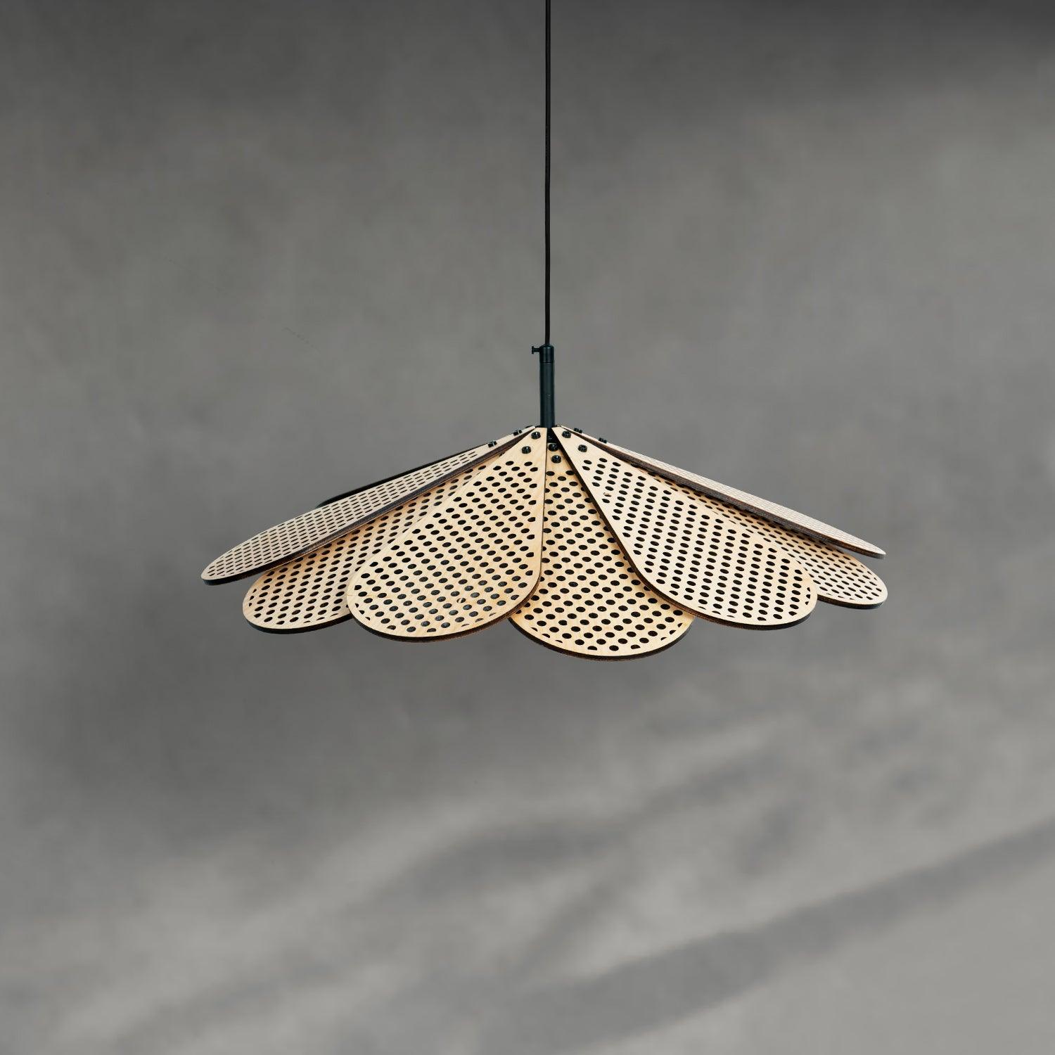 Zevarus Nordic Art Wabi-Sabi Bois Suspension Lumière