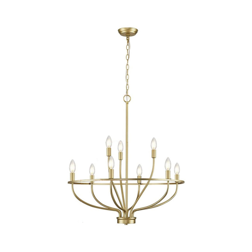 Myphaos Lustre en Métal de Laiton Industriel Vintage pour la Maison