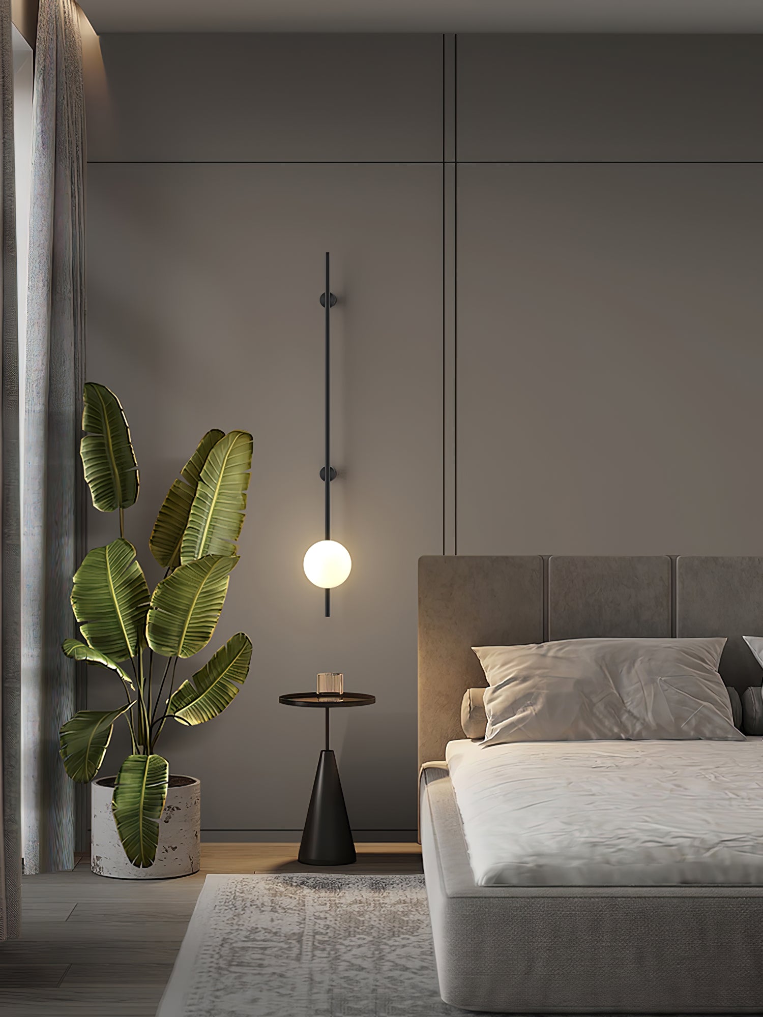 Vitheiel Applique Murale en Verre Minimaliste Moderne