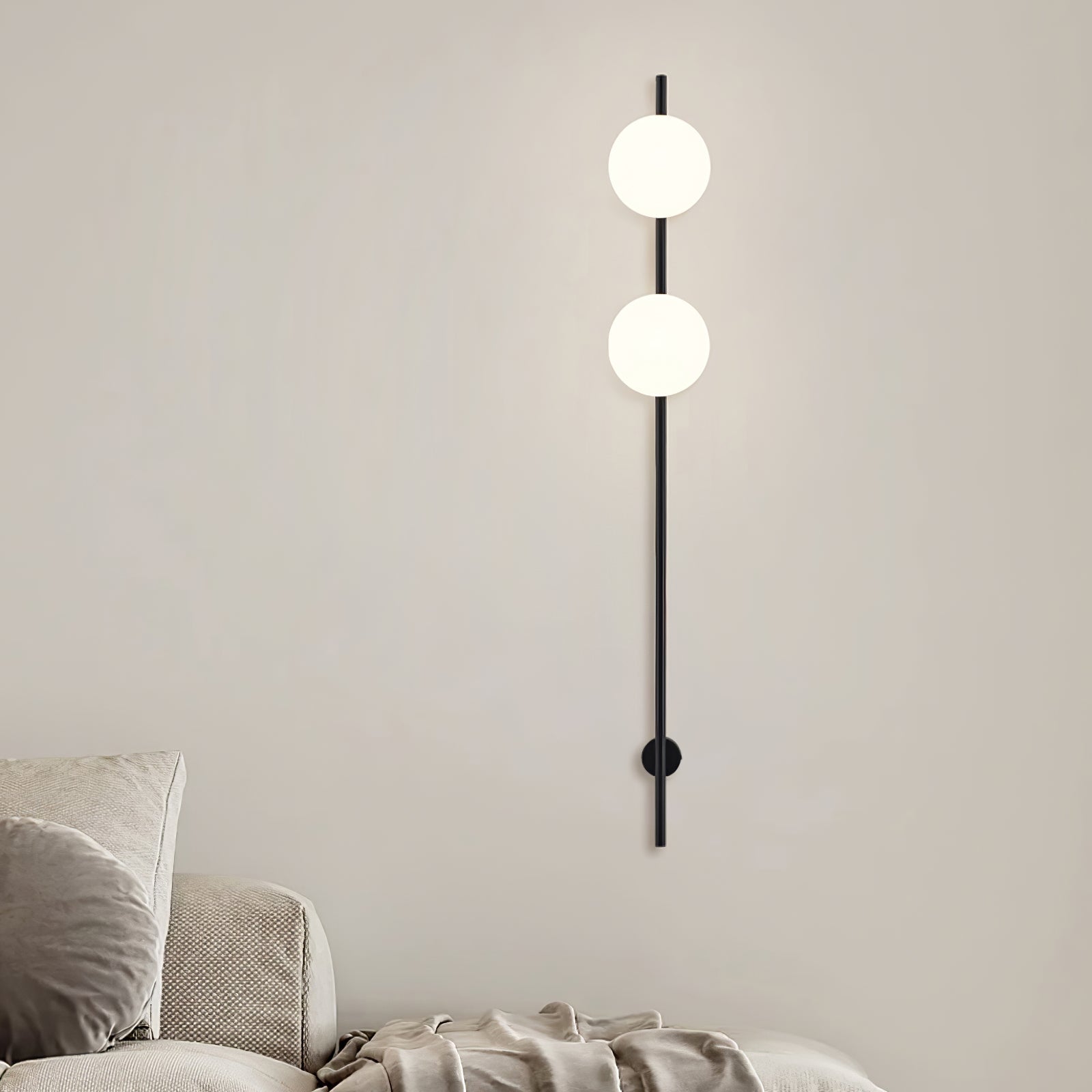 Vitheiel Applique Murale en Verre Minimaliste Moderne
