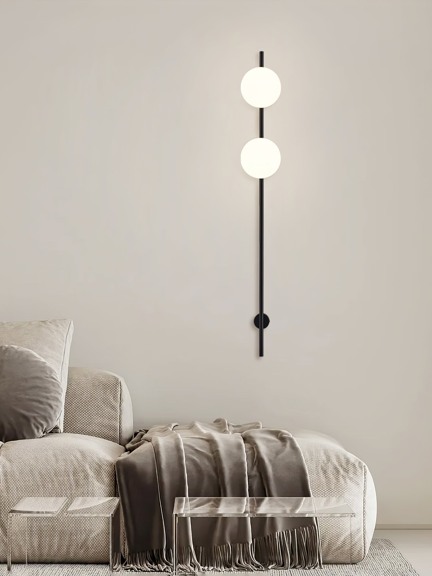 Vitheiel Applique Murale en Verre Minimaliste Moderne