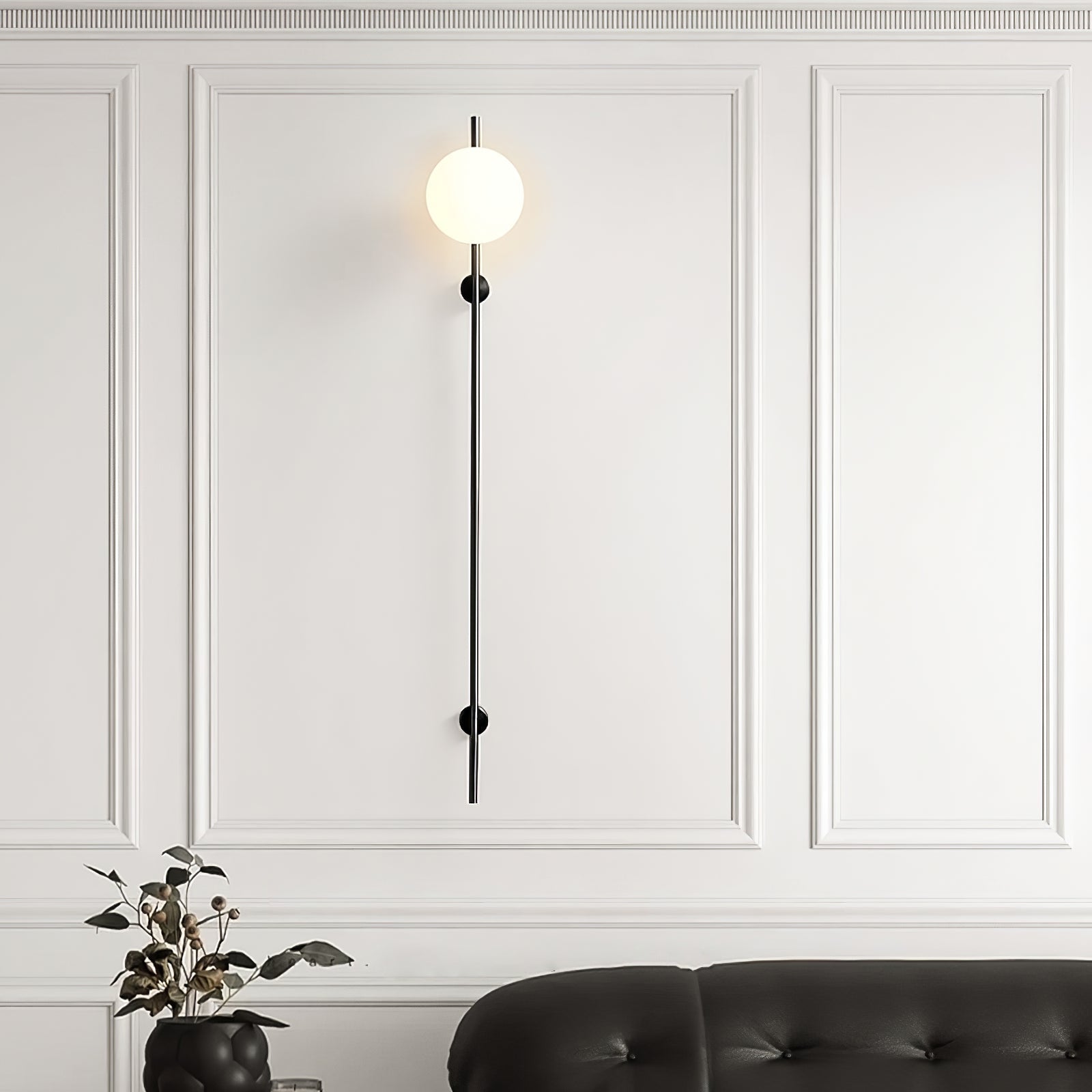 Vitheiel Applique Murale en Verre Minimaliste Moderne
