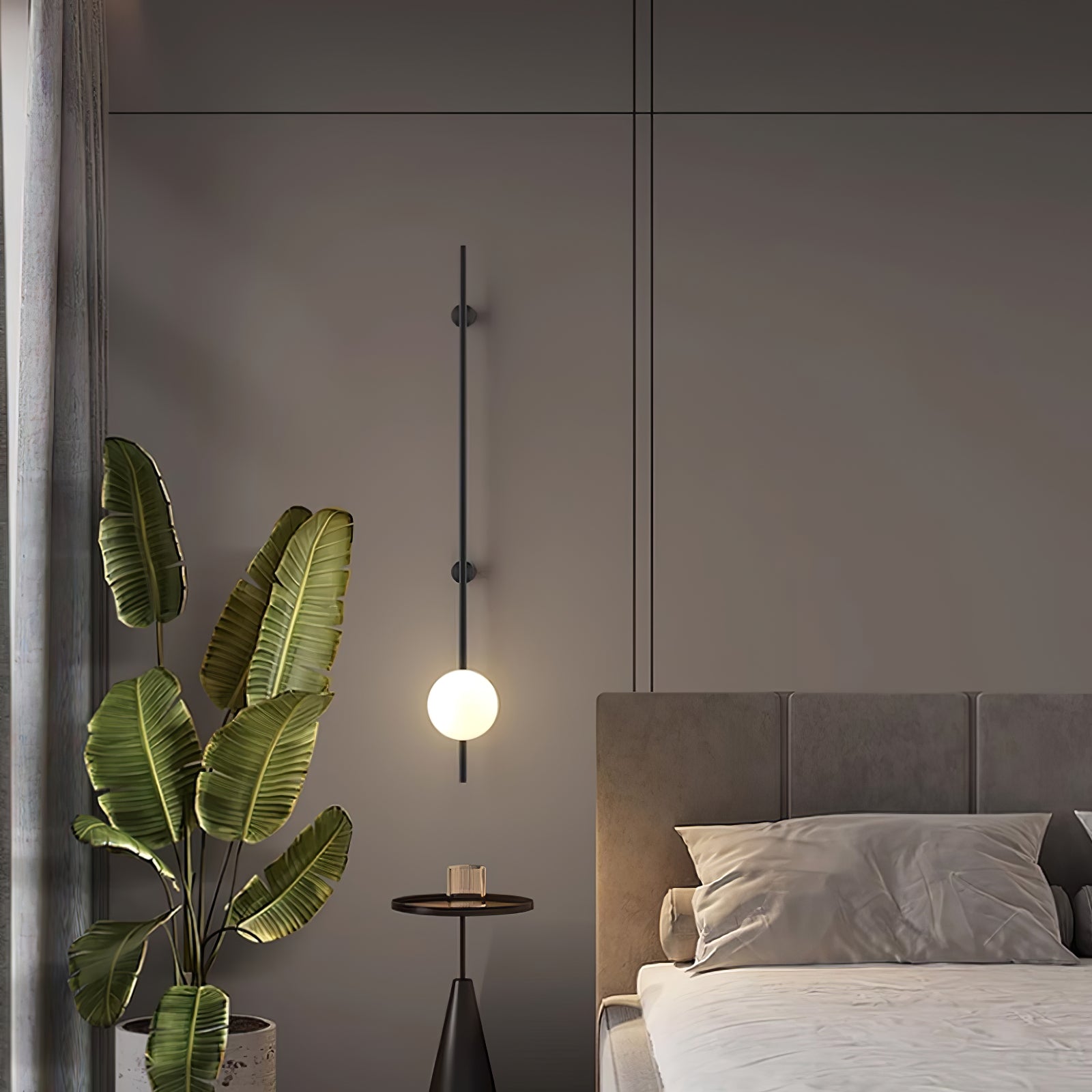 Vitheiel Applique Murale en Verre Minimaliste Moderne
