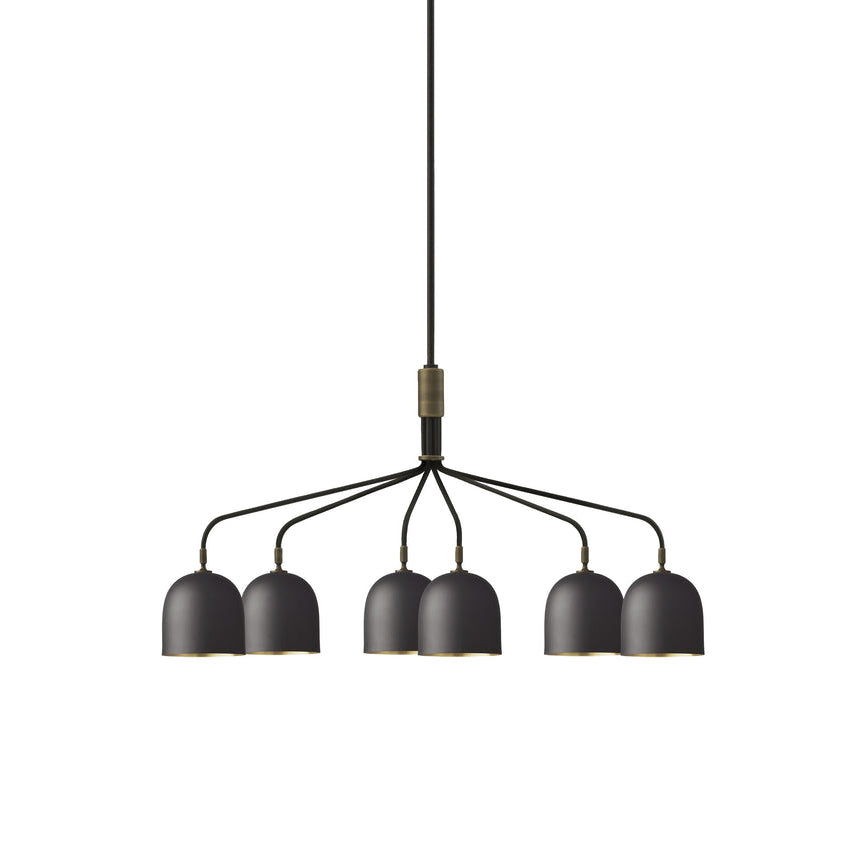 Aursolos Lustre Métal Industriel Vintage