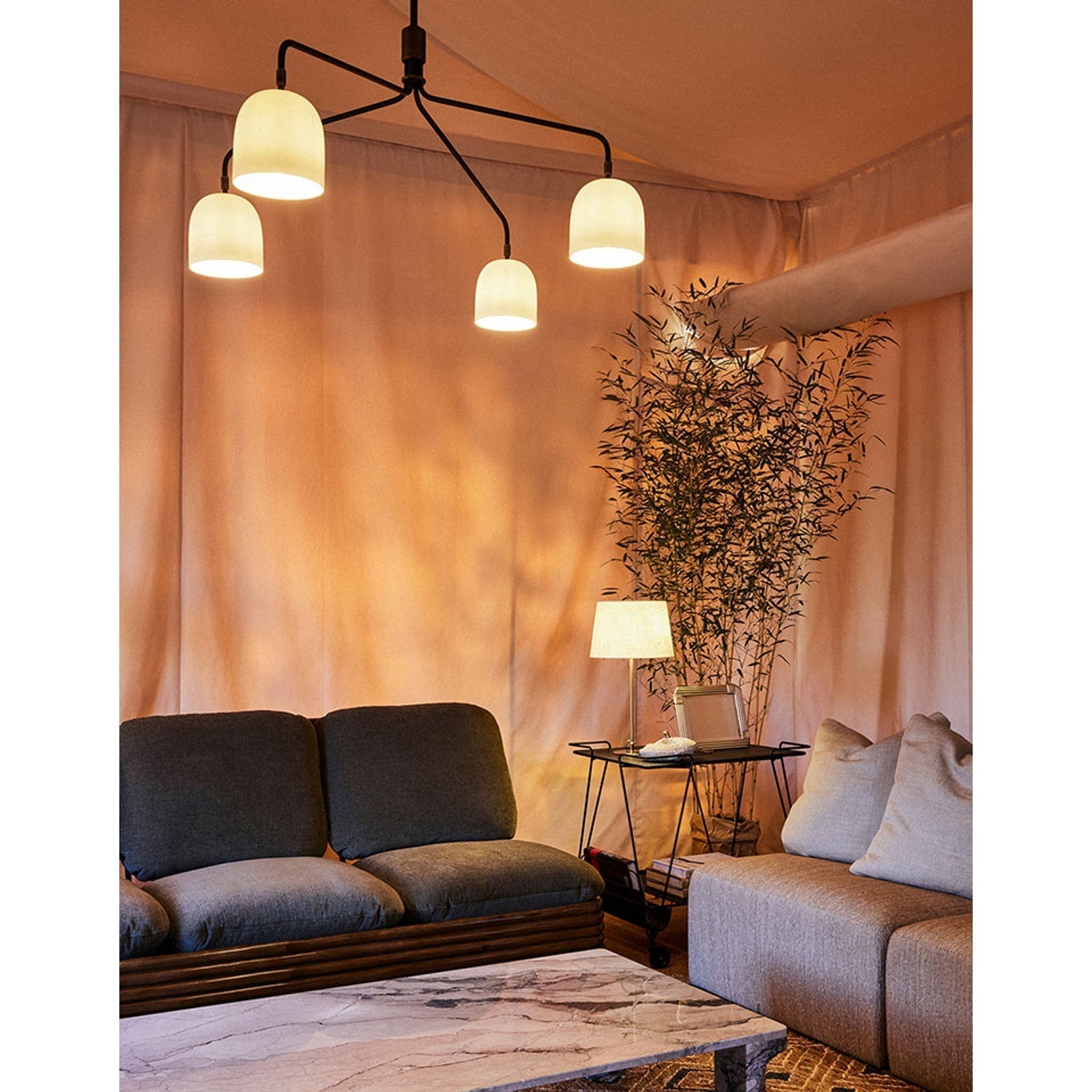 Lustra Lustre Noir en Laiton Industriel