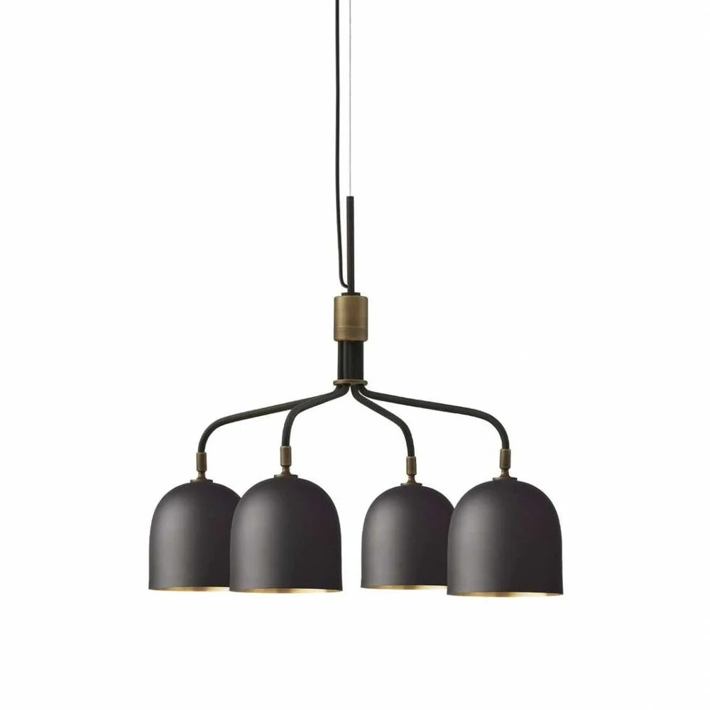 Aursolos Lustre Métal Industriel Vintage
