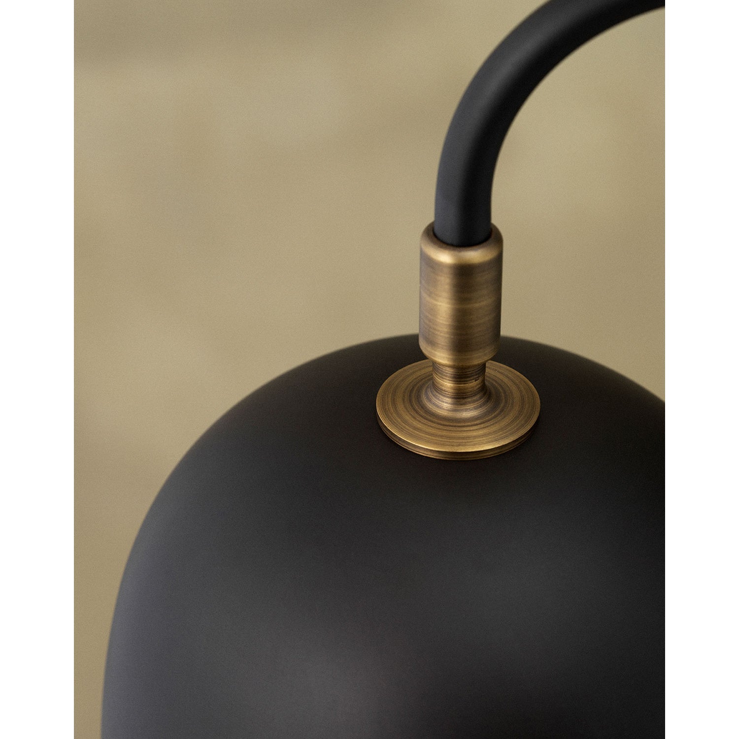 Lustra Lustre Noir en Laiton Industriel
