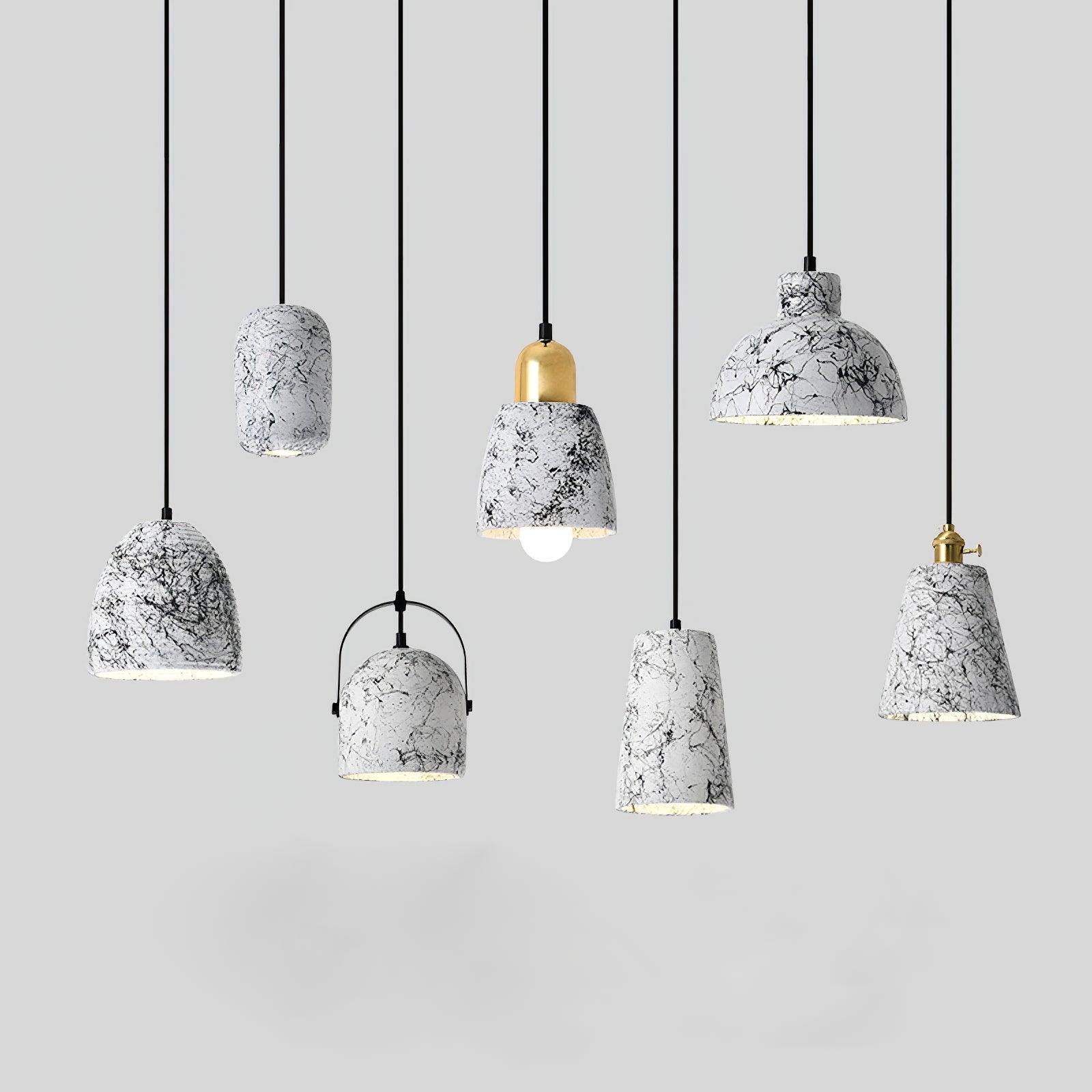 Marble Suspensions Modernes en Ciment