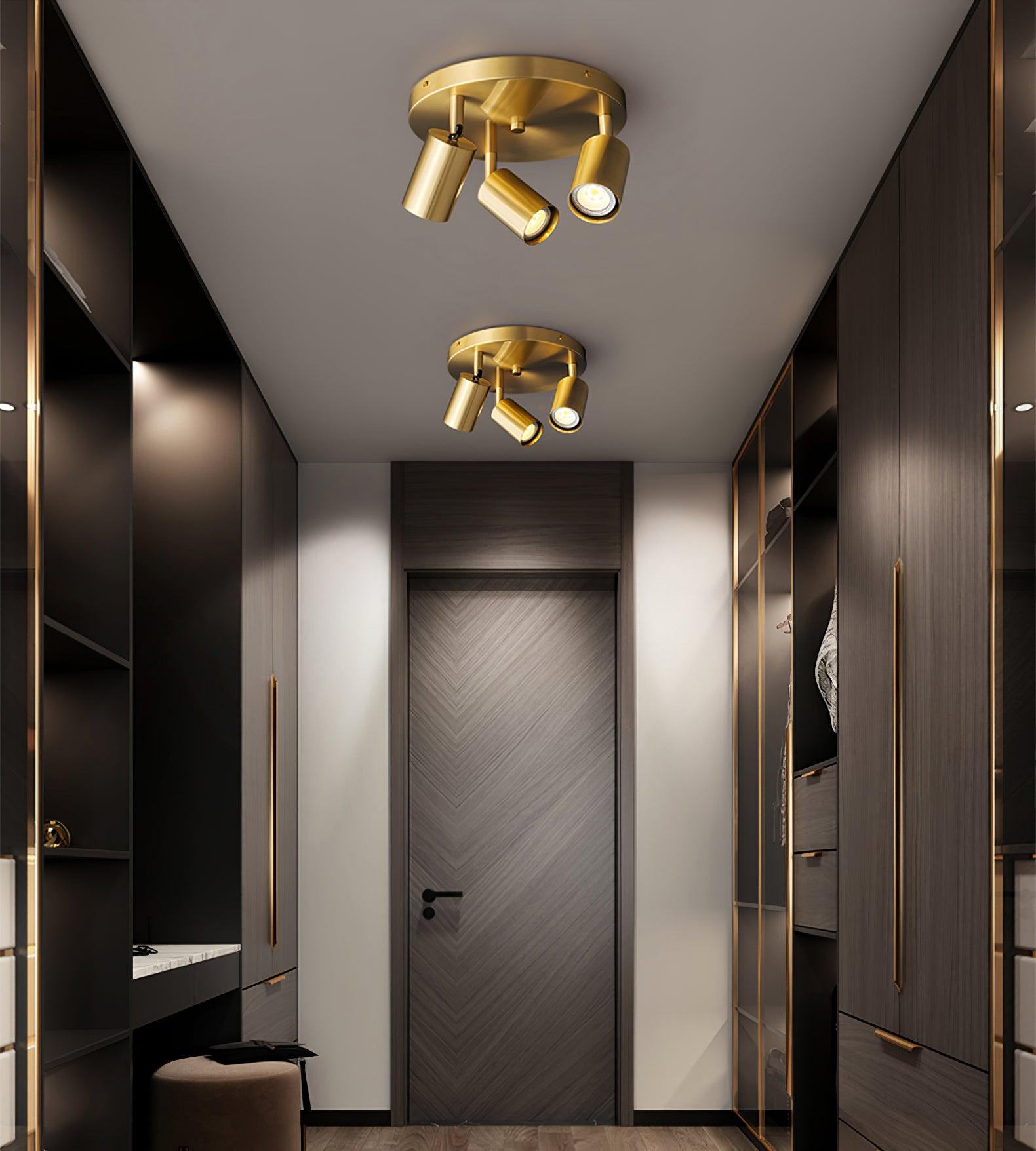 Solara Ceiling Lamp Cylinder Adjustable Contemporary