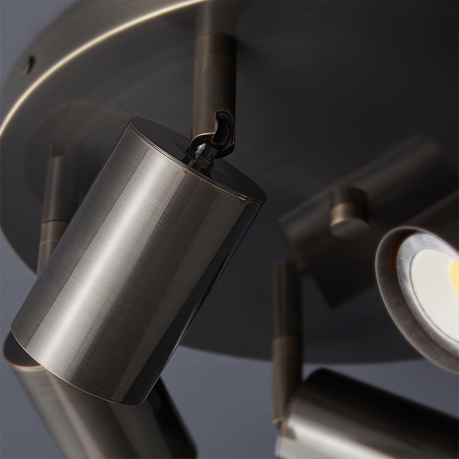 Solara Ceiling Lamp Cylinder Adjustable Contemporary