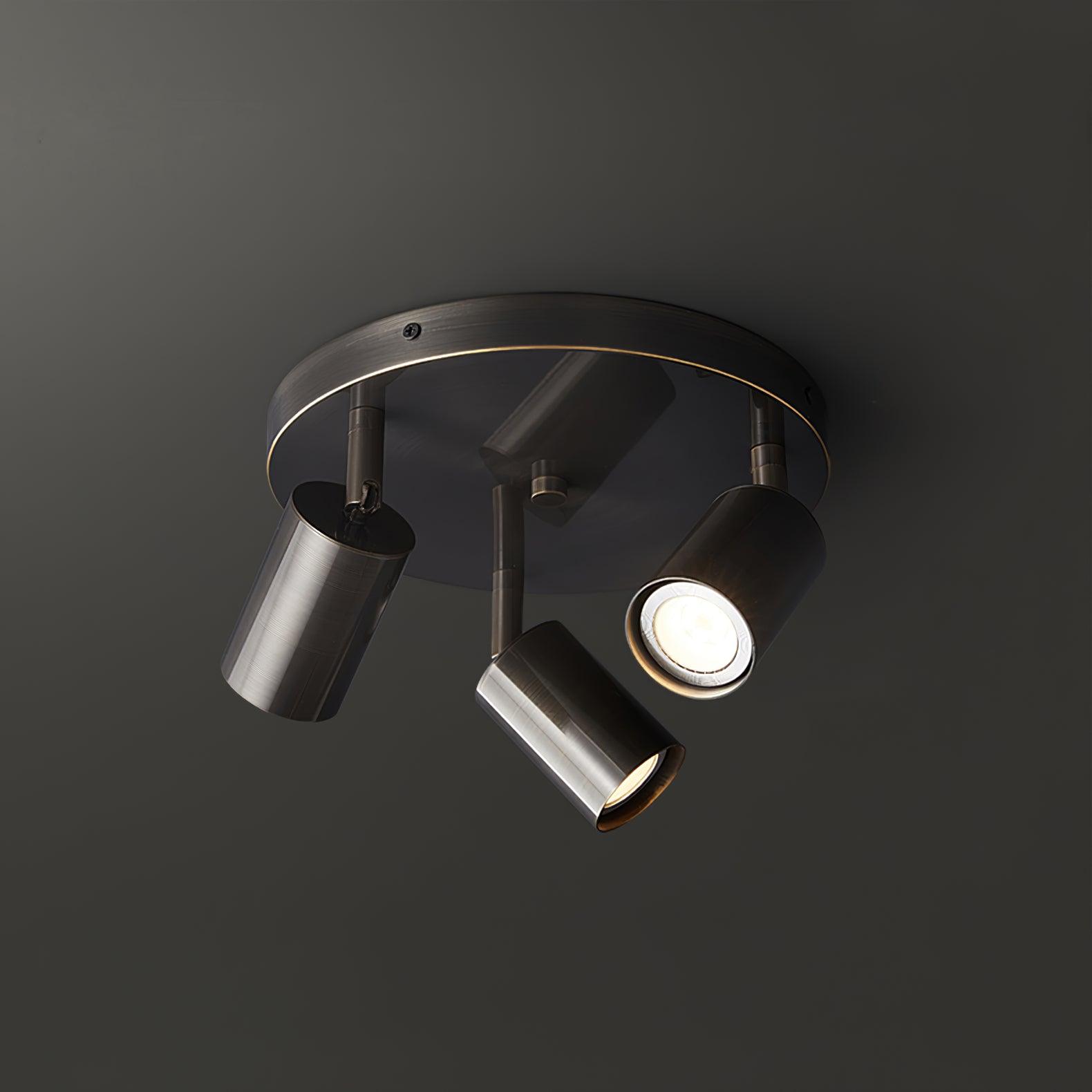 Solara Ceiling Lamp Cylinder Adjustable Contemporary