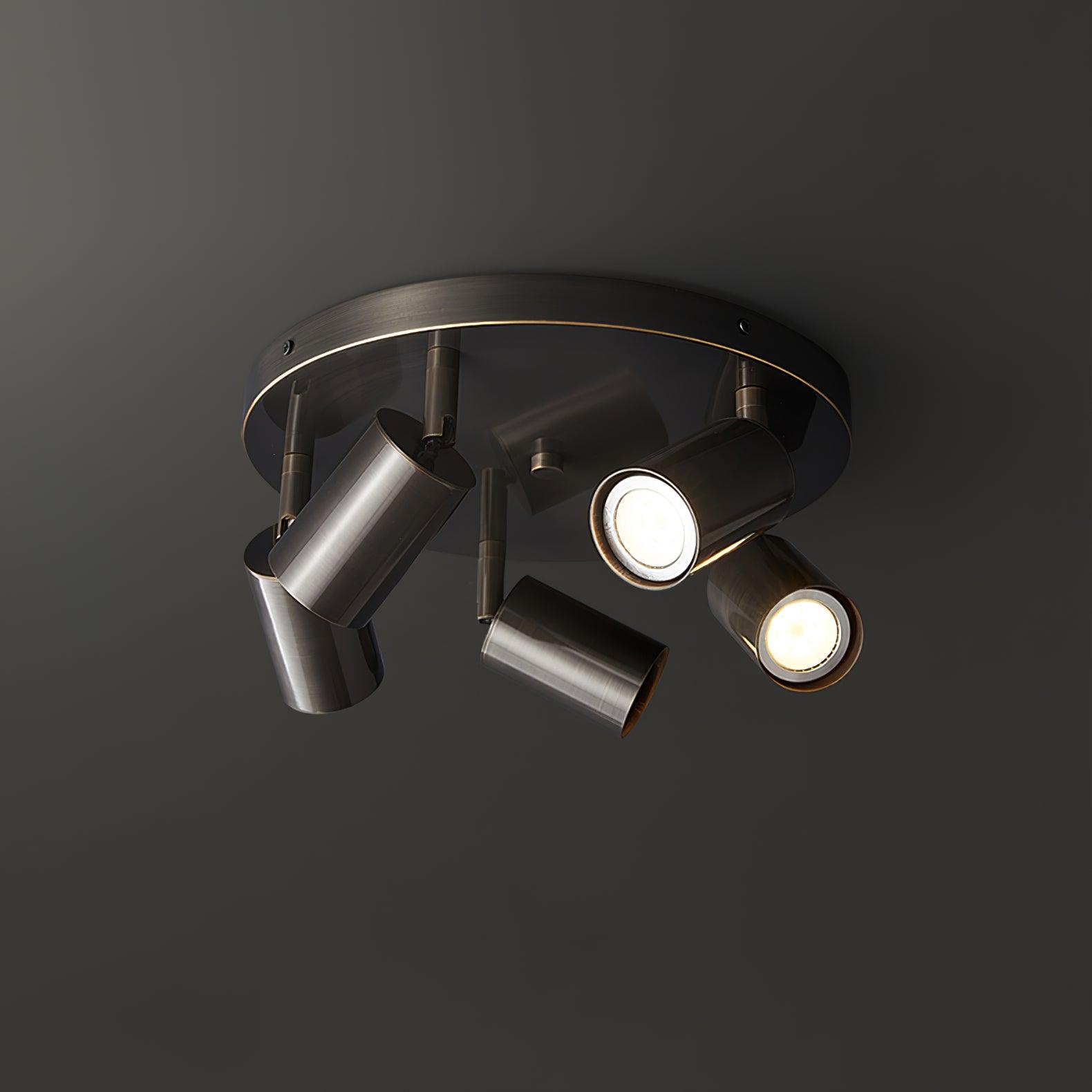Solara Ceiling Lamp Cylinder Adjustable Contemporary
