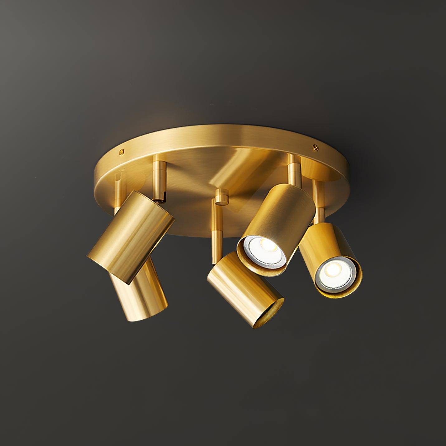 Solara Ceiling Lamp Cylinder Adjustable Contemporary