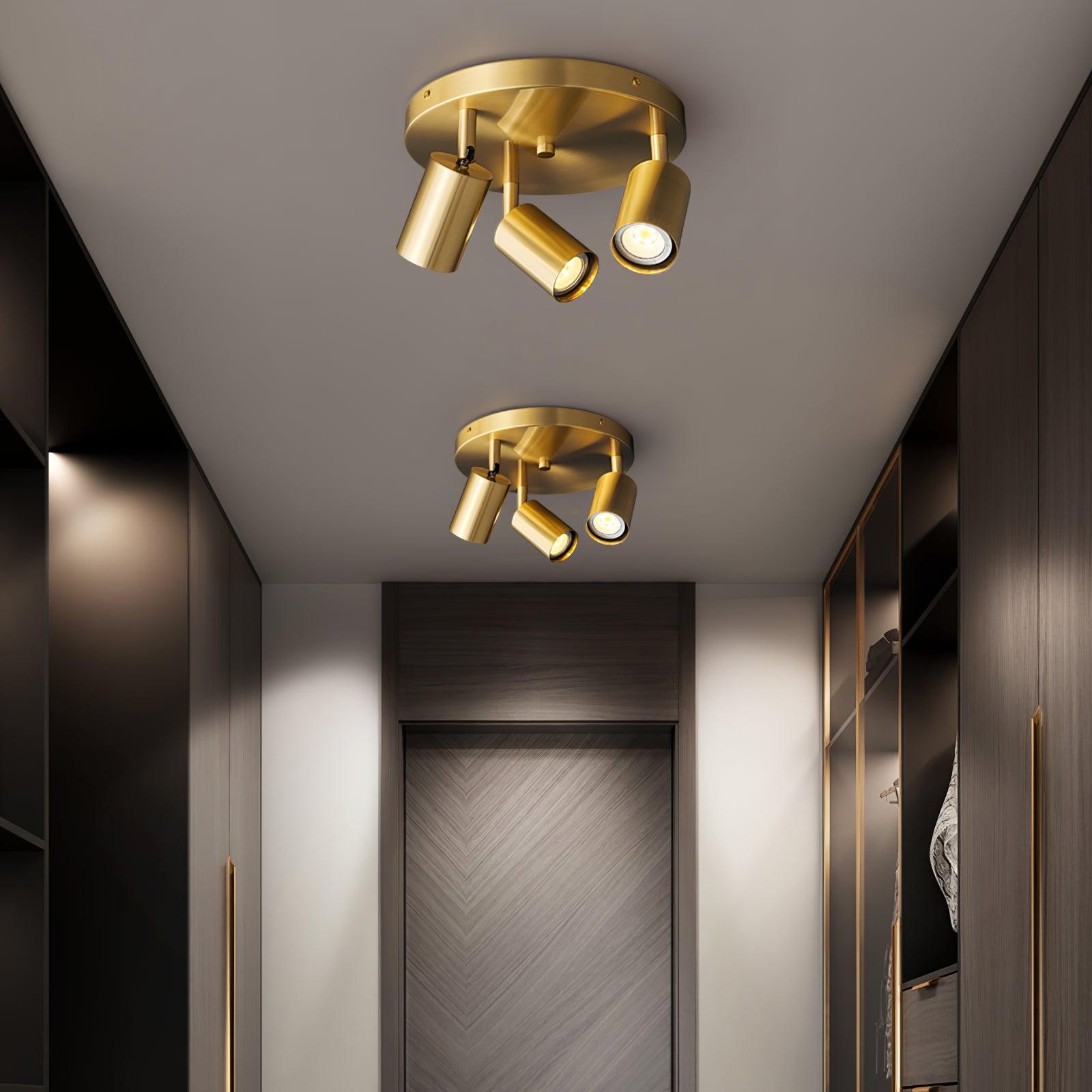 Solara Ceiling Lamp Cylinder Adjustable Contemporary