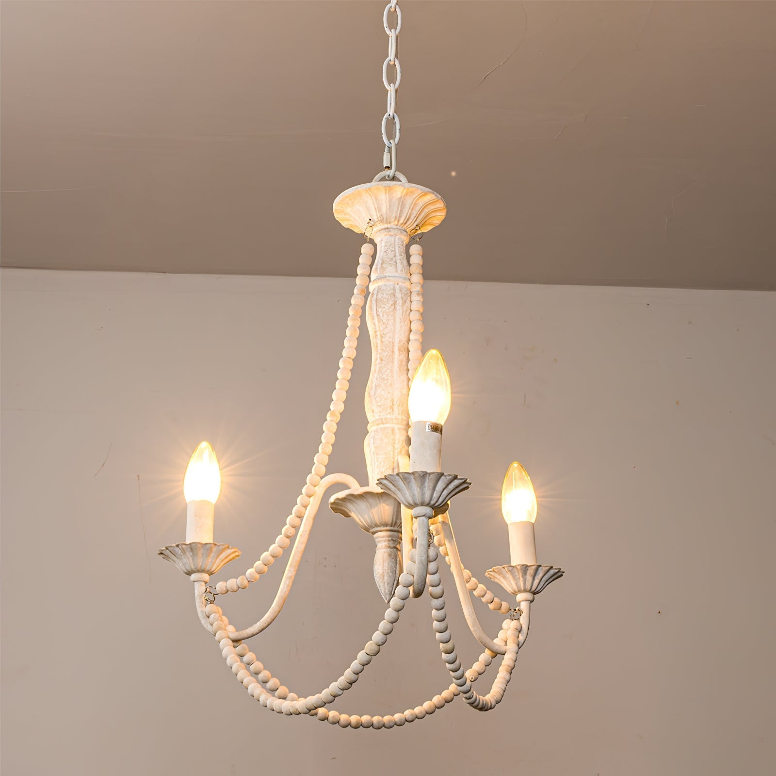 Eursoria Suspension Bois Métal Luxe Postmoderne