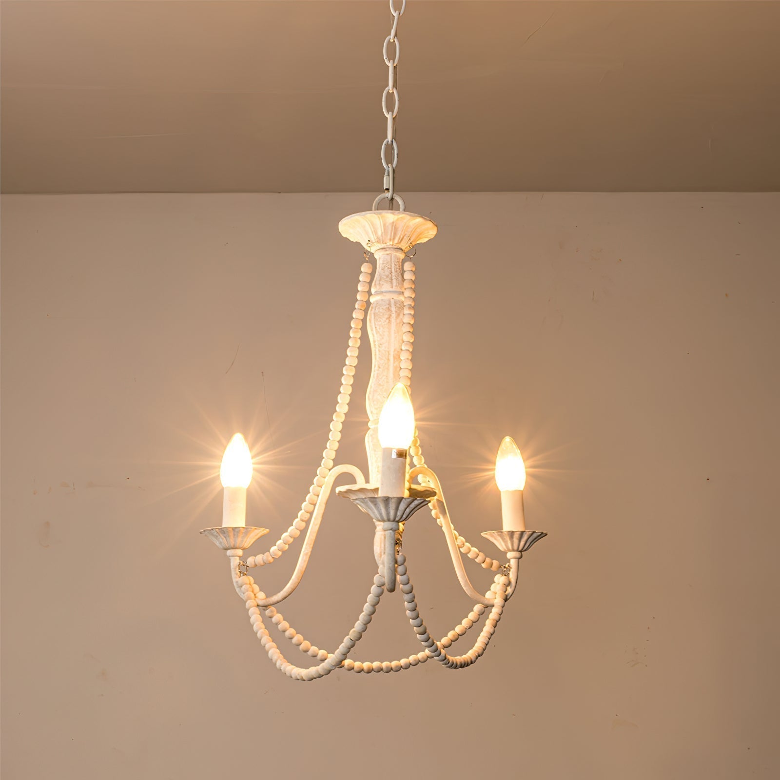 Eursoria Suspension Bois Métal Luxe Postmoderne