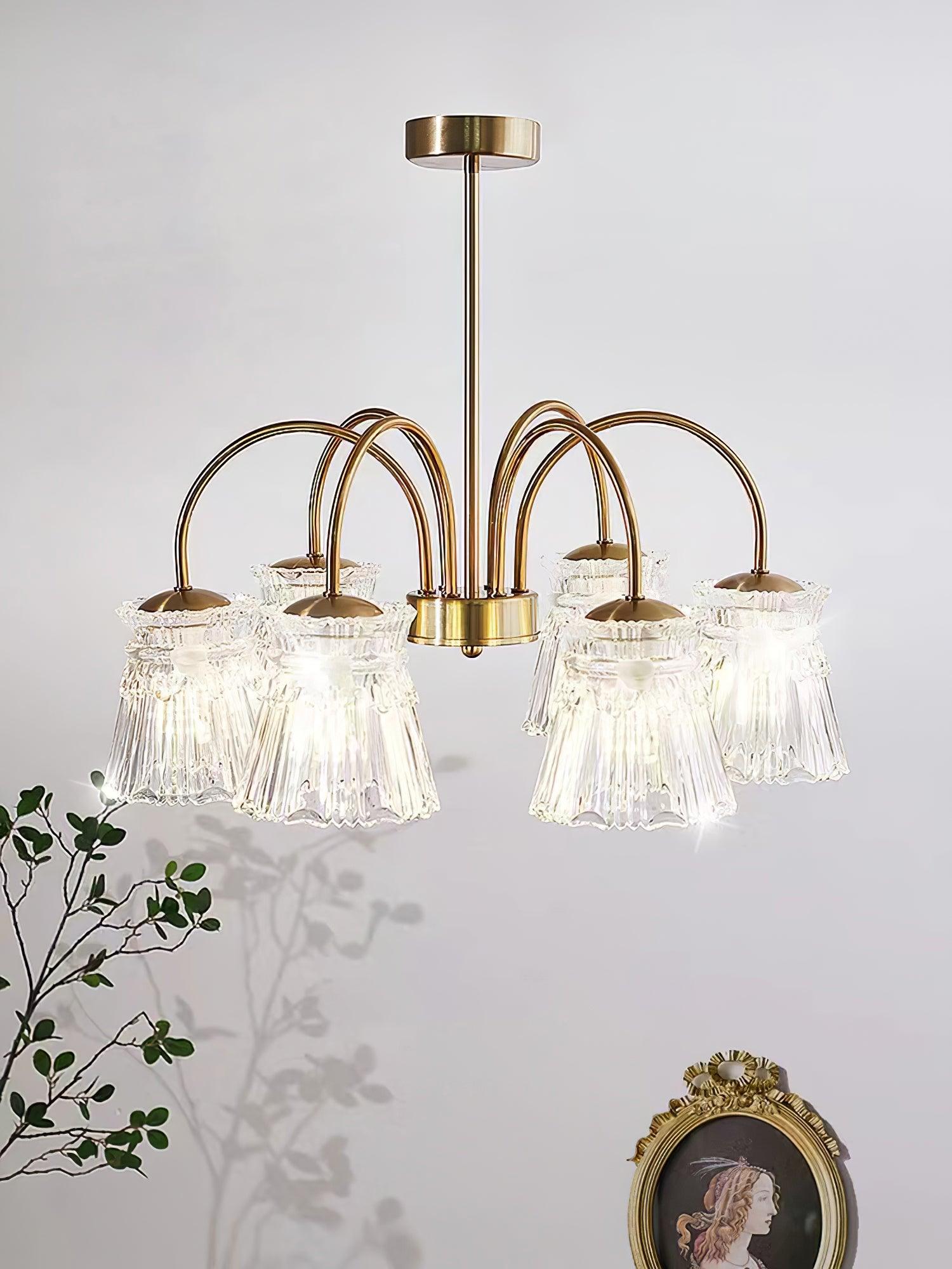 Lustra Lustre en Cristal et Verre