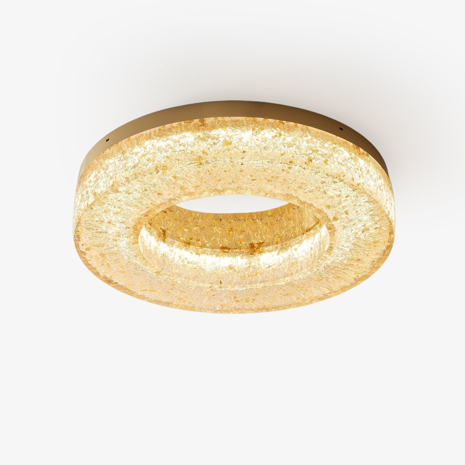 AshaionisPlafonnier en Résine Cercle Craqué Glacé