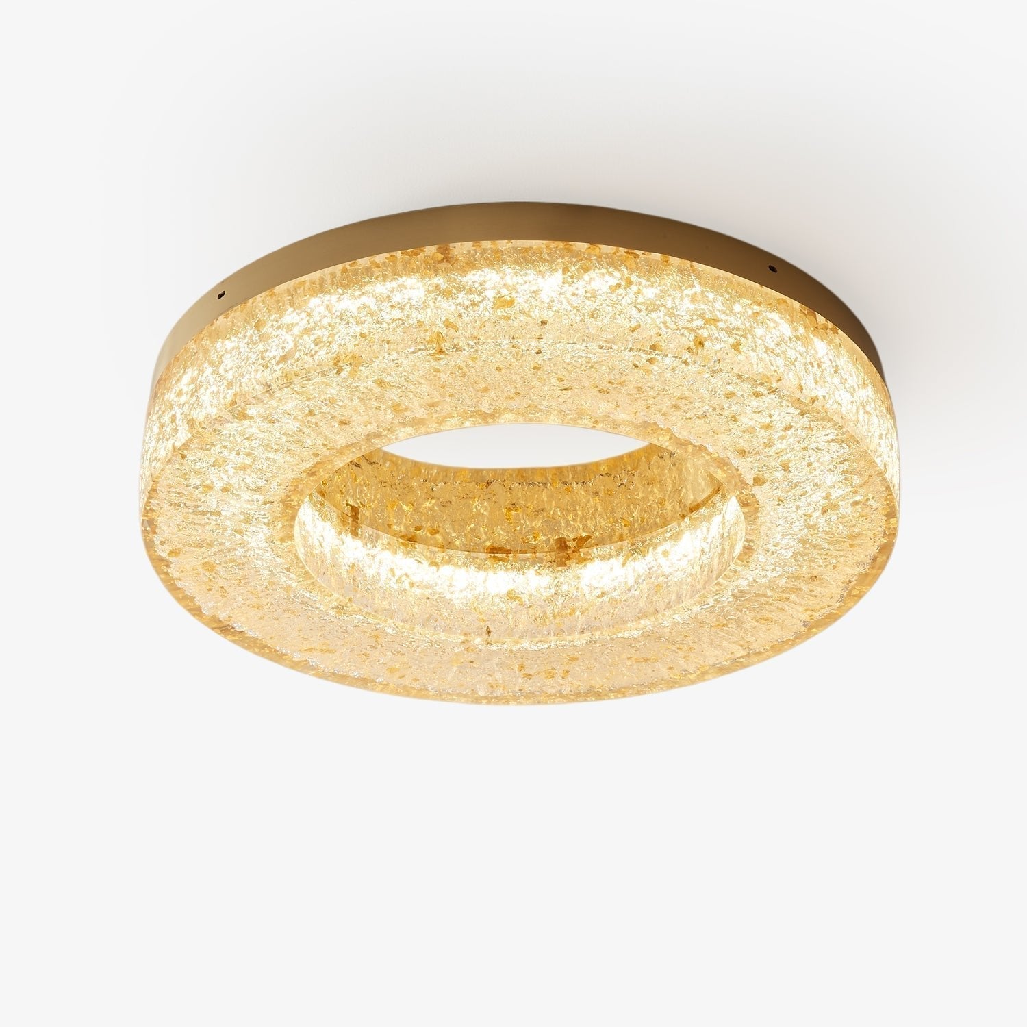 AshaionisPlafonnier en Résine Cercle Craqué Glacé