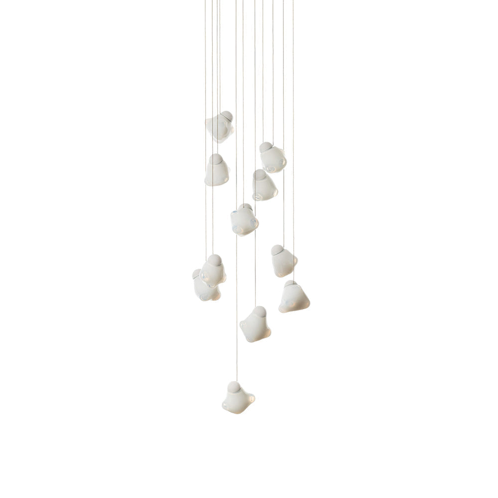 Vasilen Suspension Verre Noir Pier Glacé Minimaliste Moderne