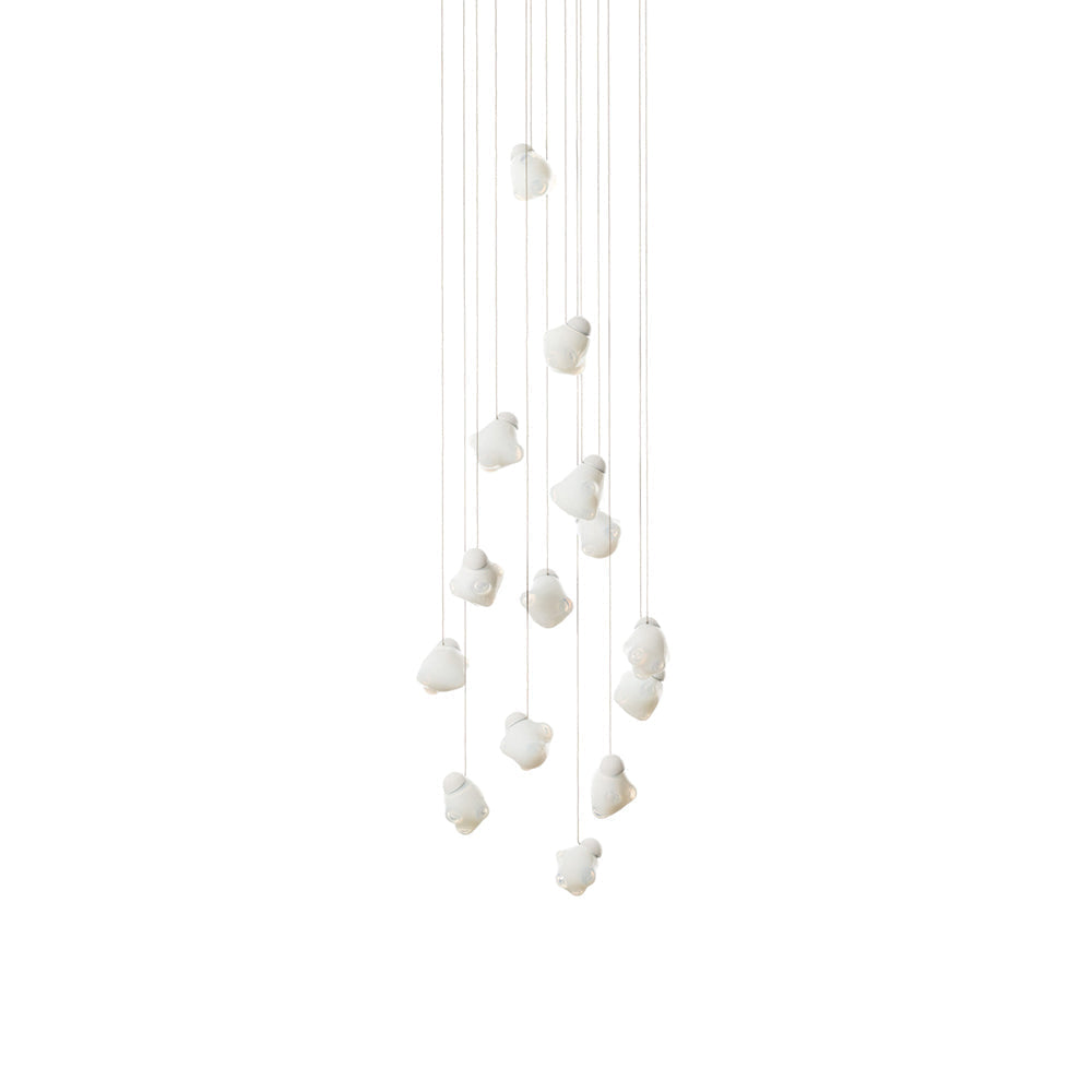 Vasilen Suspension Verre Noir Pier Glacé Minimaliste Moderne