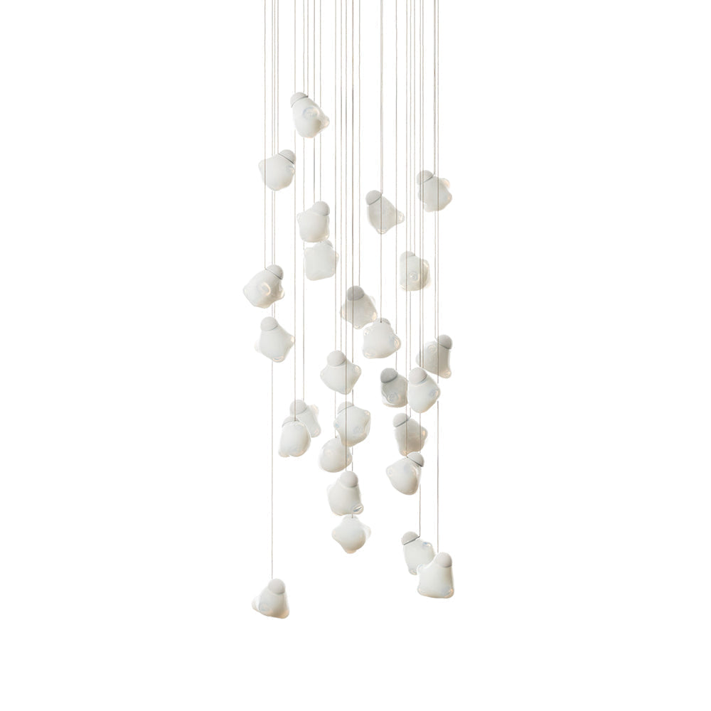 Vasilen Suspension Verre Noir Pier Glacé Minimaliste Moderne