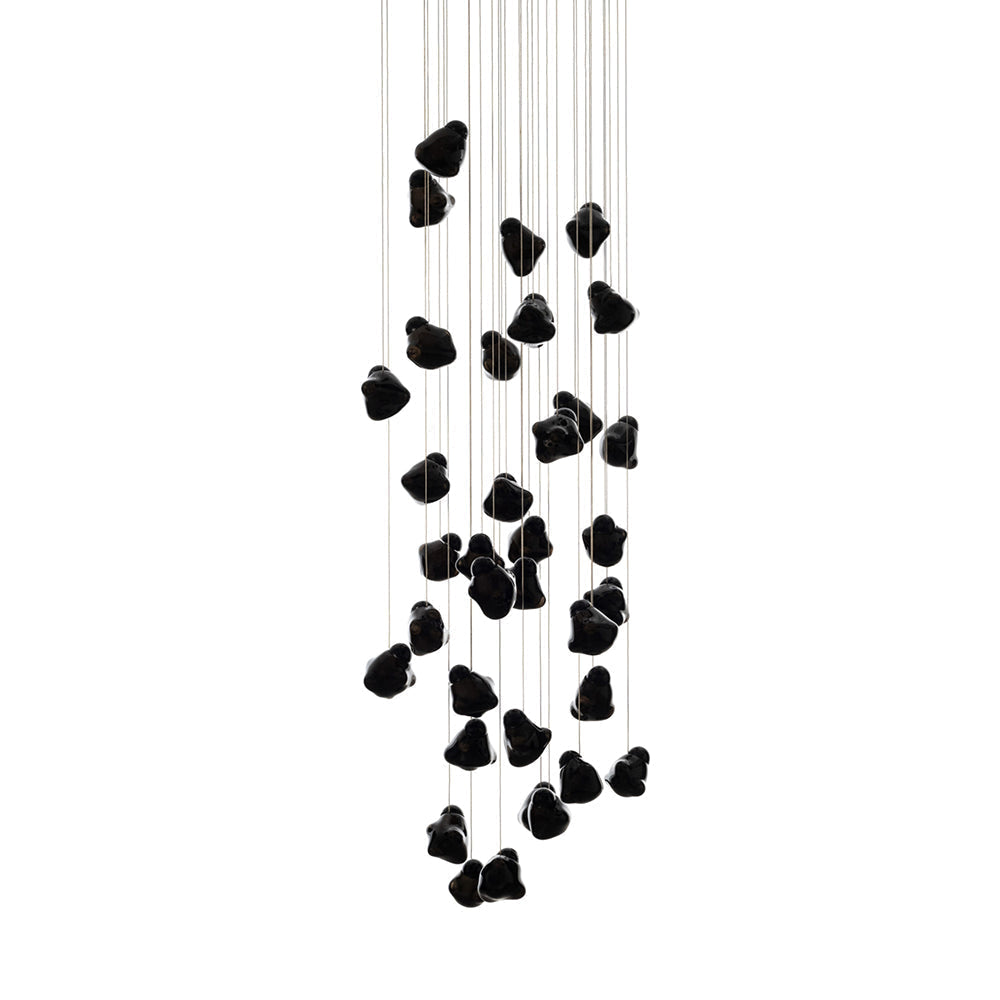 Vasilen Suspension Verre Noir Pier Glacé Minimaliste Moderne