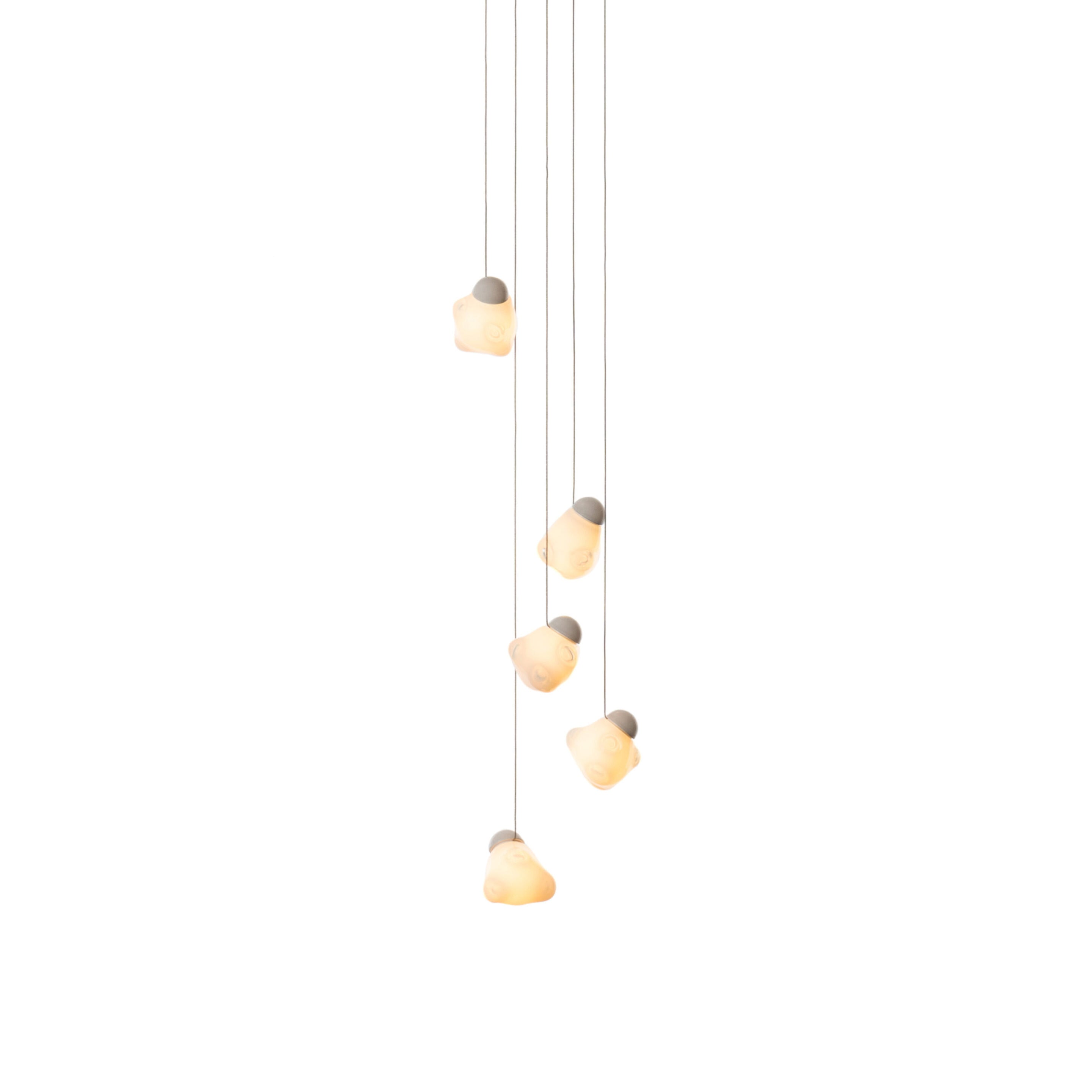 Vasilen Suspension Verre Noir Pier Glacé Minimaliste Moderne