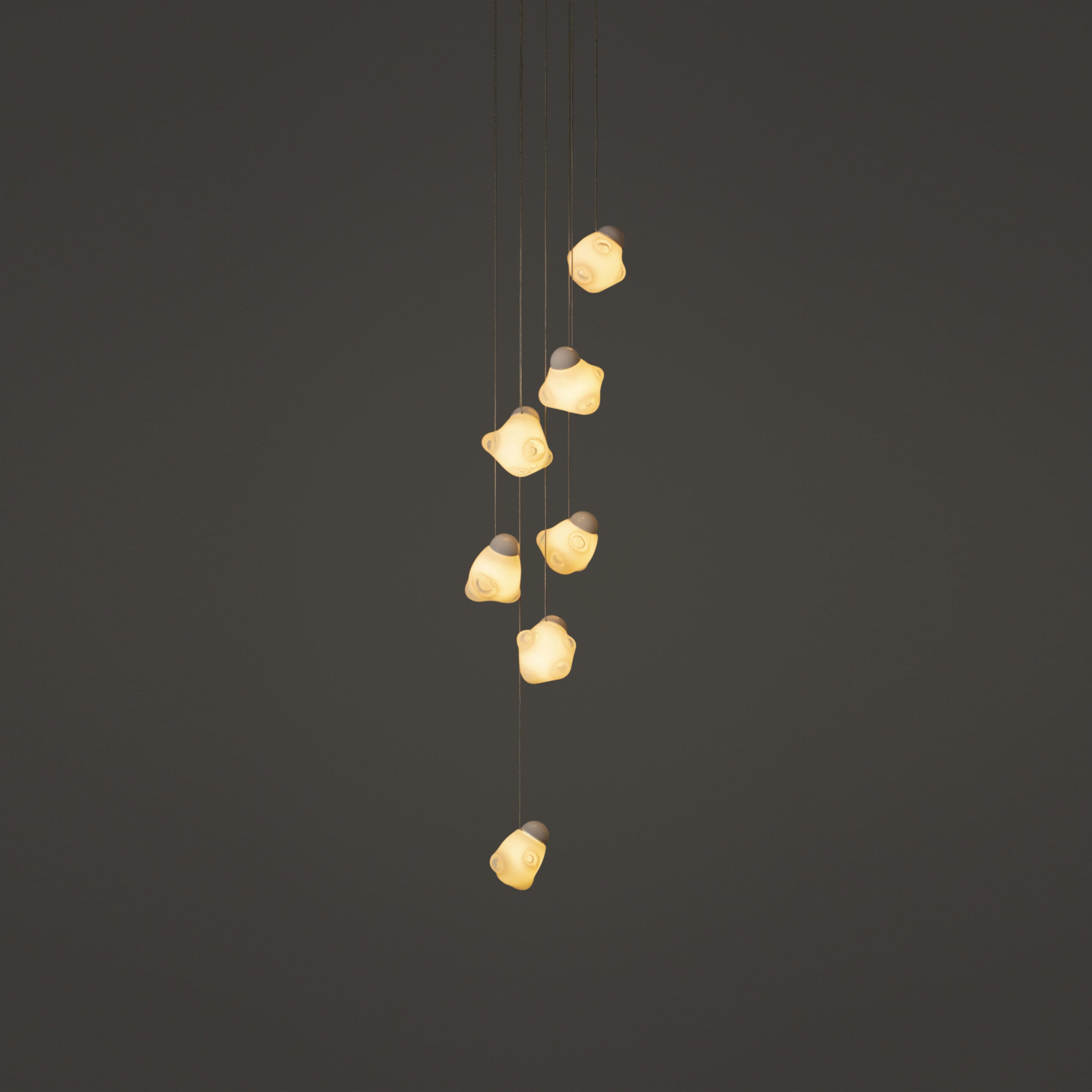 Vasilen Suspension Verre Noir Pier Glacé Minimaliste Moderne