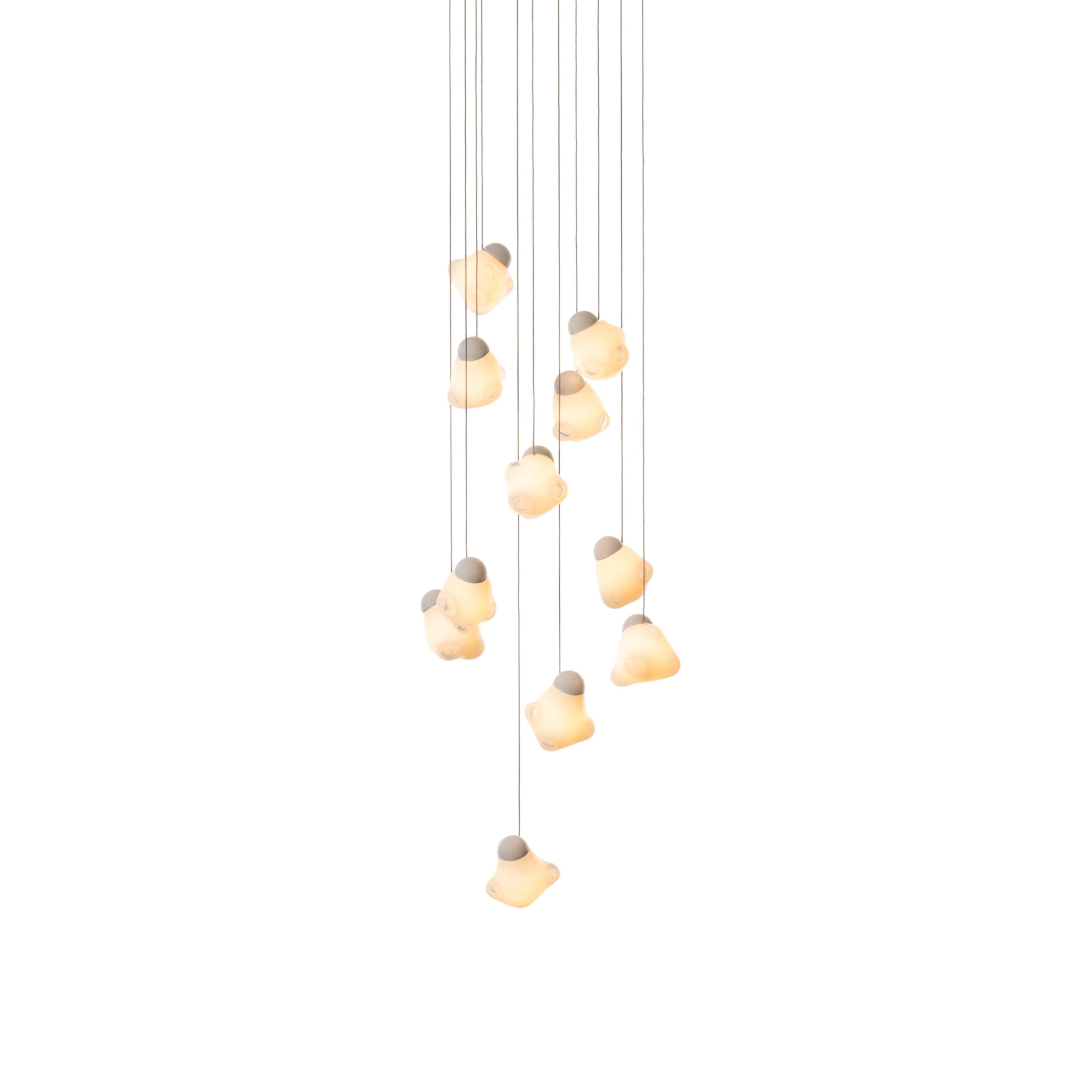 Vasilen Suspension Verre Noir Pier Glacé Minimaliste Moderne