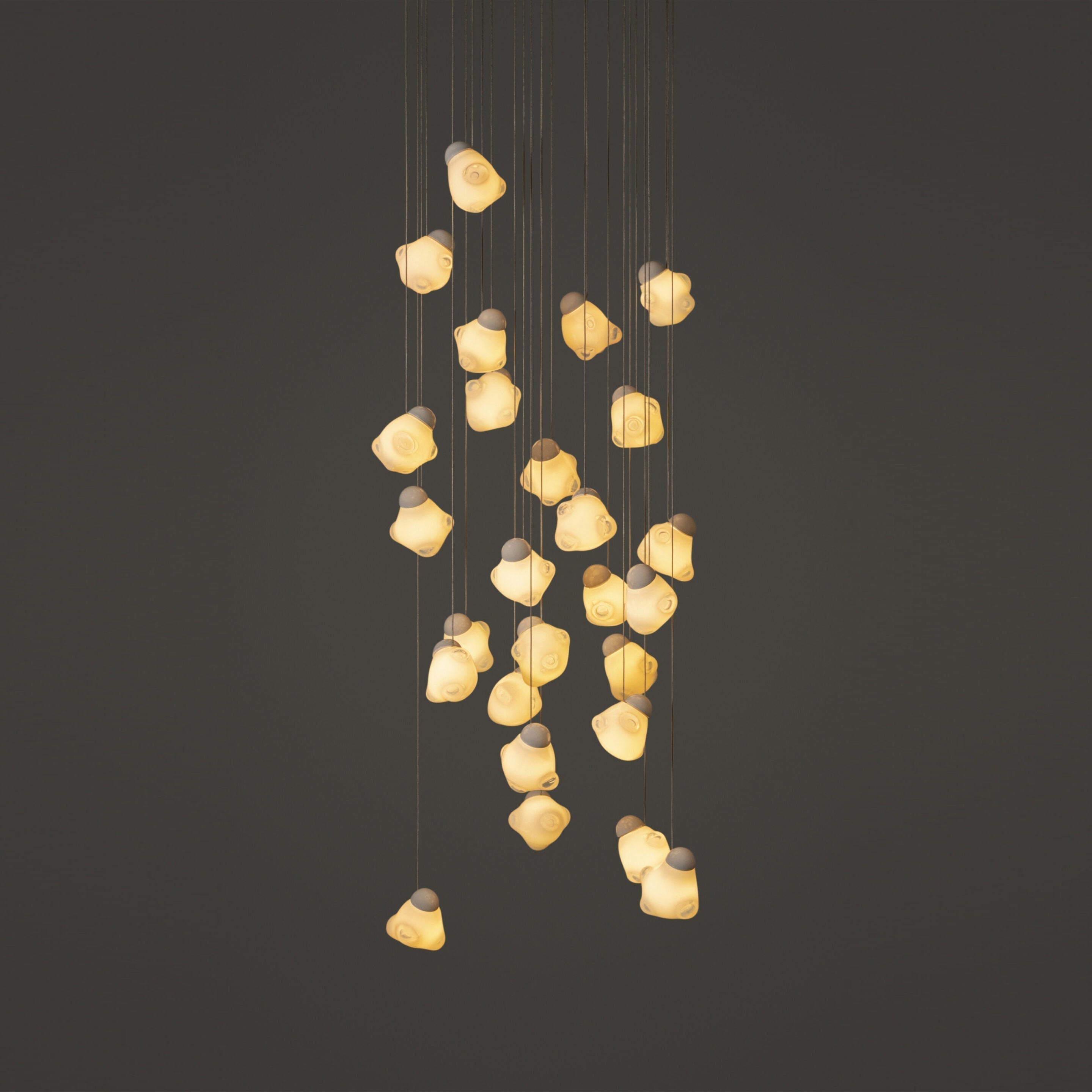 Vasilen Suspension Verre Noir Pier Glacé Minimaliste Moderne