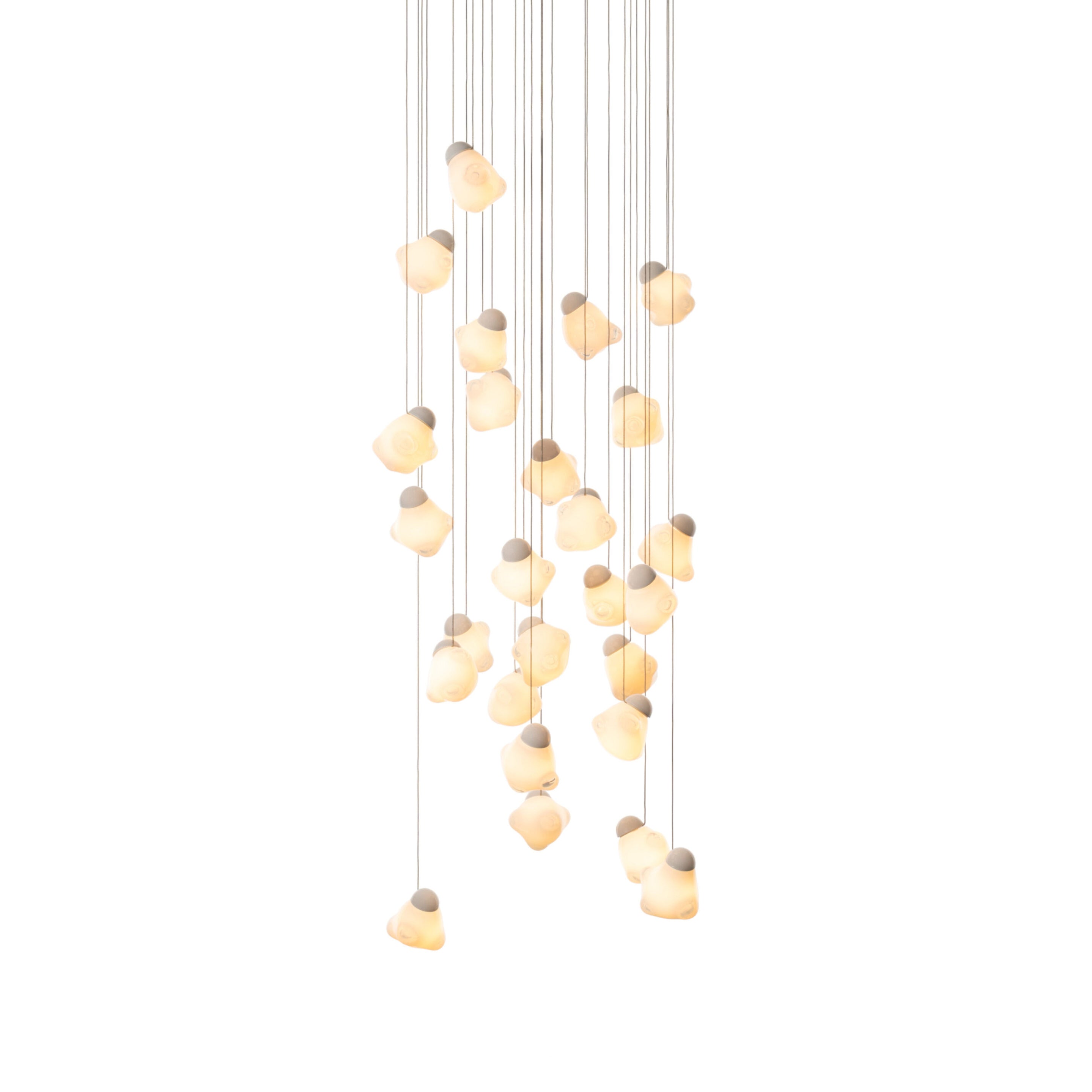 Vasilen Suspension Verre Noir Pier Glacé Minimaliste Moderne